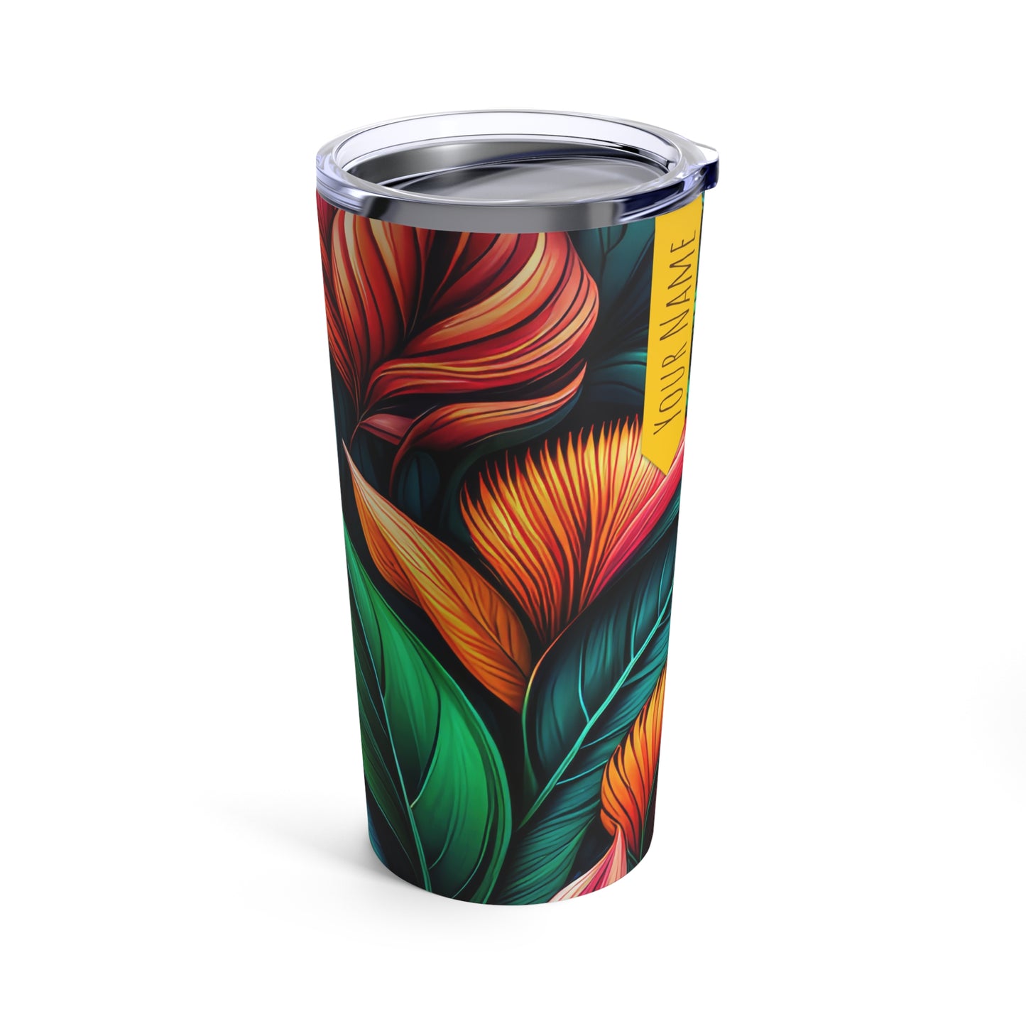 Folia Maxima, Personalize It! Your Name Your Font, Tapered Tumbler