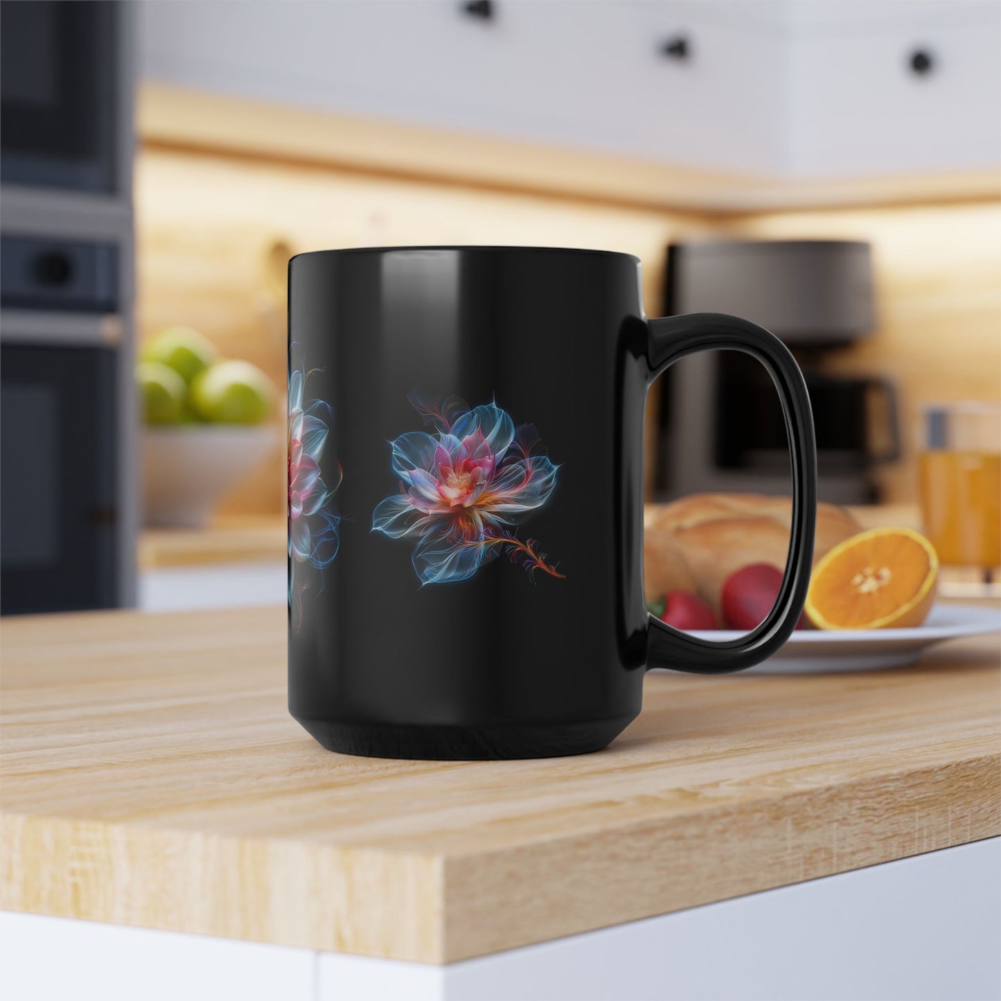 Flor de Seda | Black Mug (Medium)