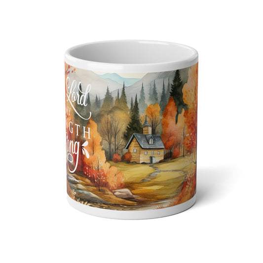 Autumn Passage - The Lord Is My Strength | Ceramic Mug (Large)