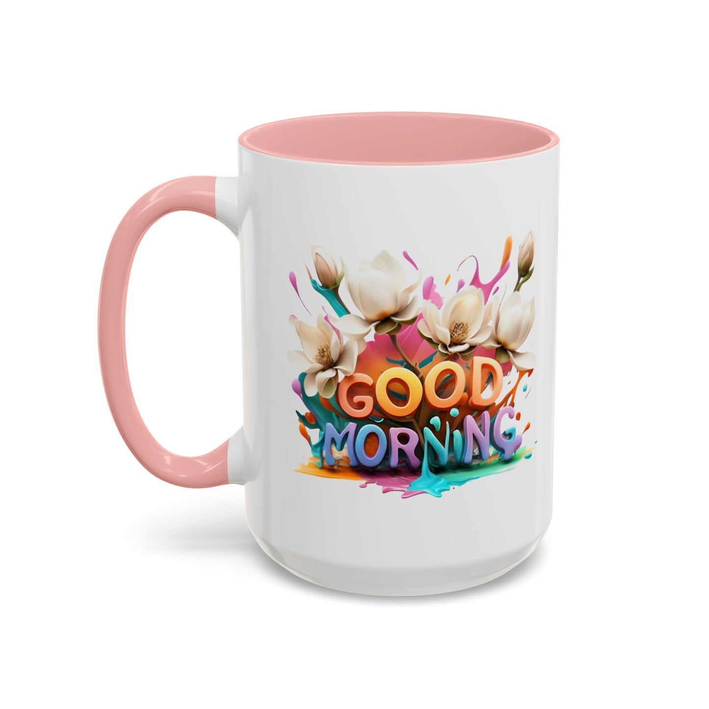 Good Morning! | Accent Mug (Medium) (Pink)