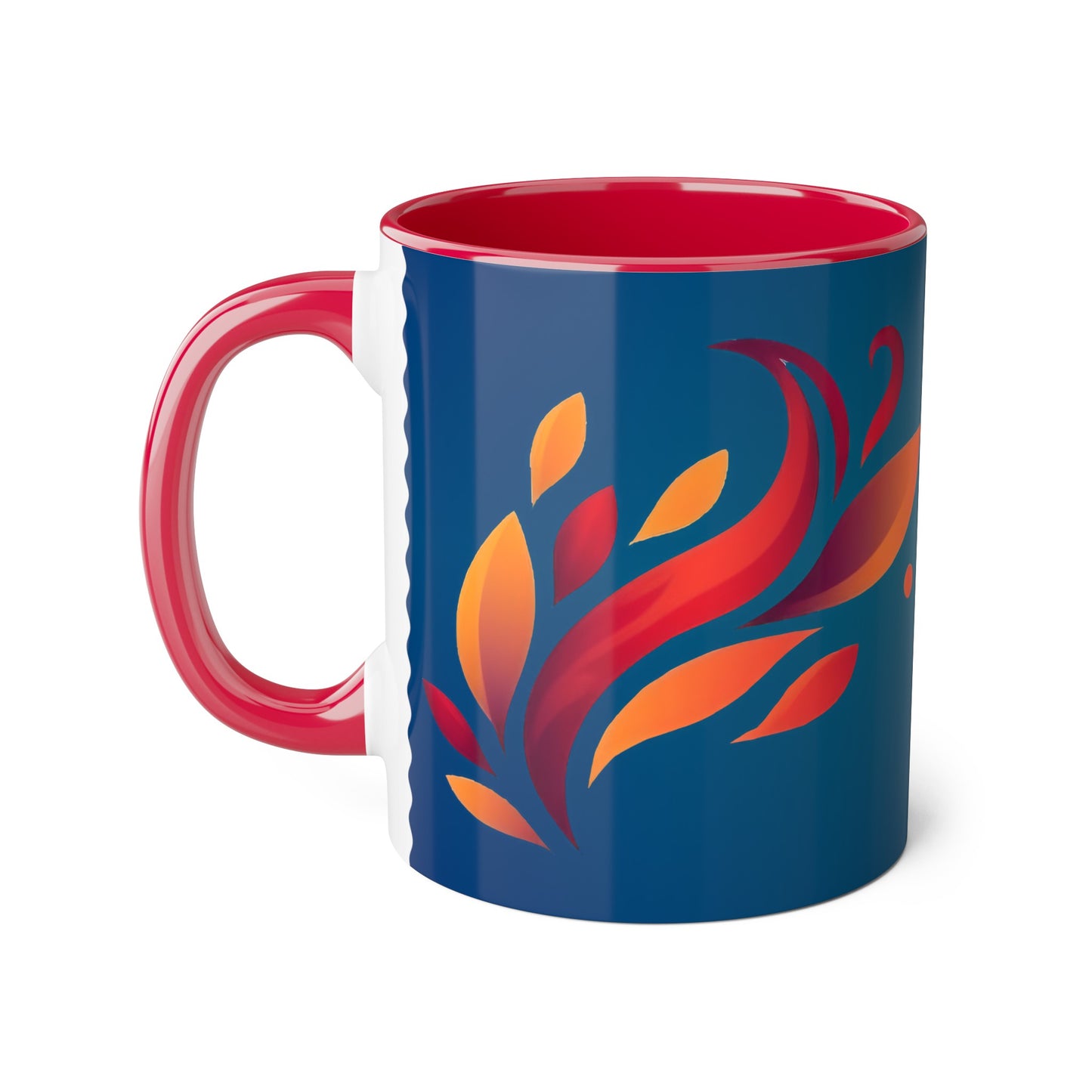 Gomug, Accent Mug (Small) (Red/Yellow)