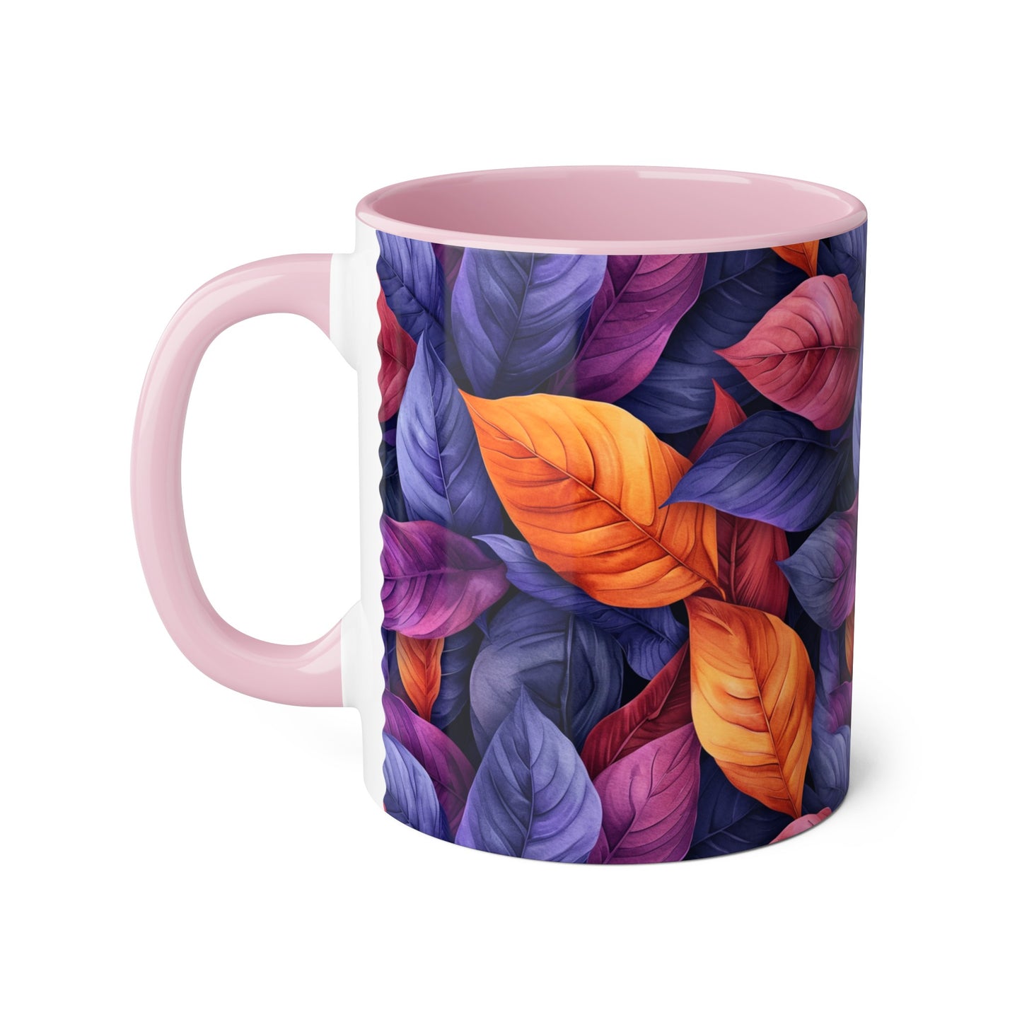 Folia Purpura, Accent Mug (Small) (Black/Blue/Pink/Red)