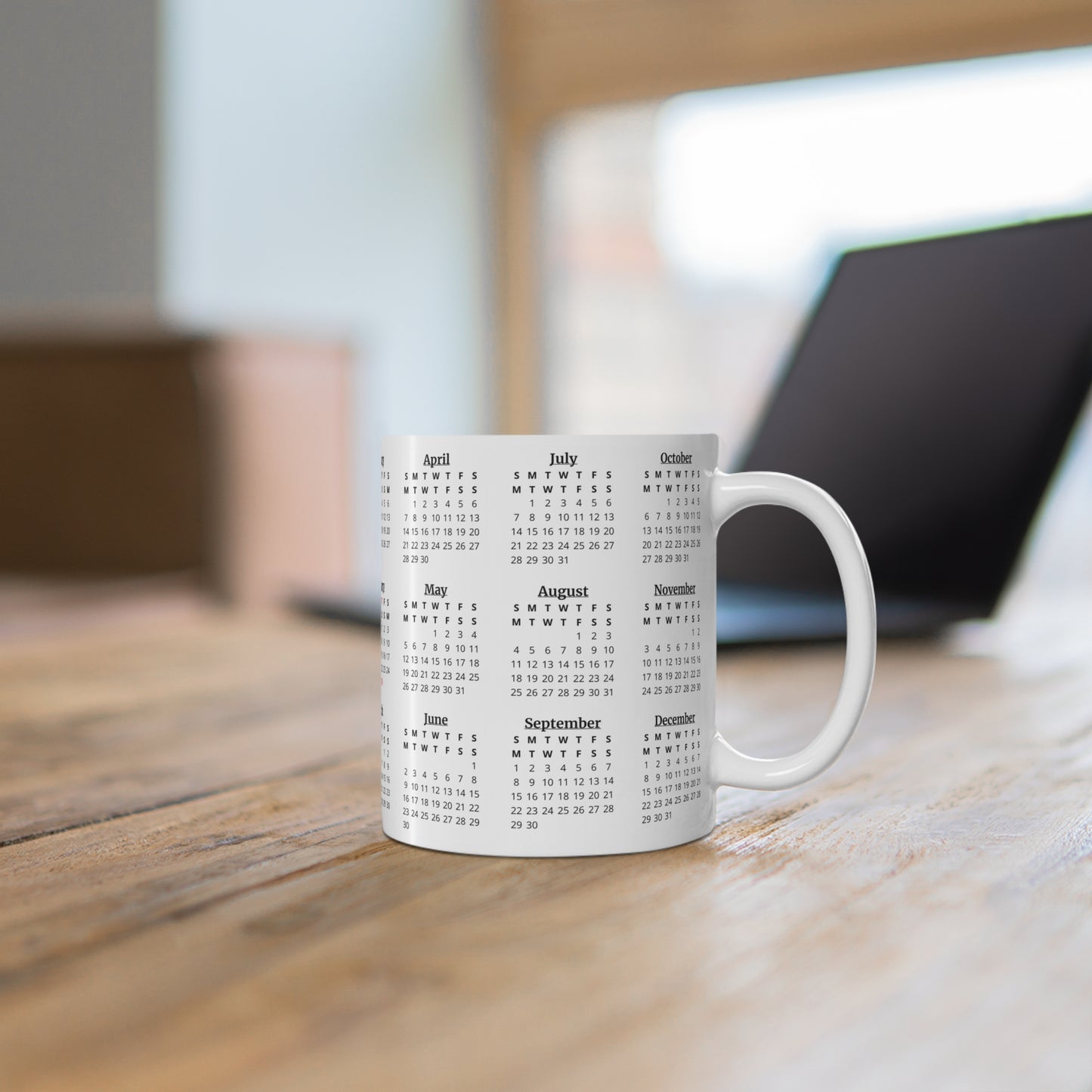 God Says You Are Flowers · Calendar Mugs: 2-Year Calendar 2024 to 2025 | Ceramic Mug (Small)