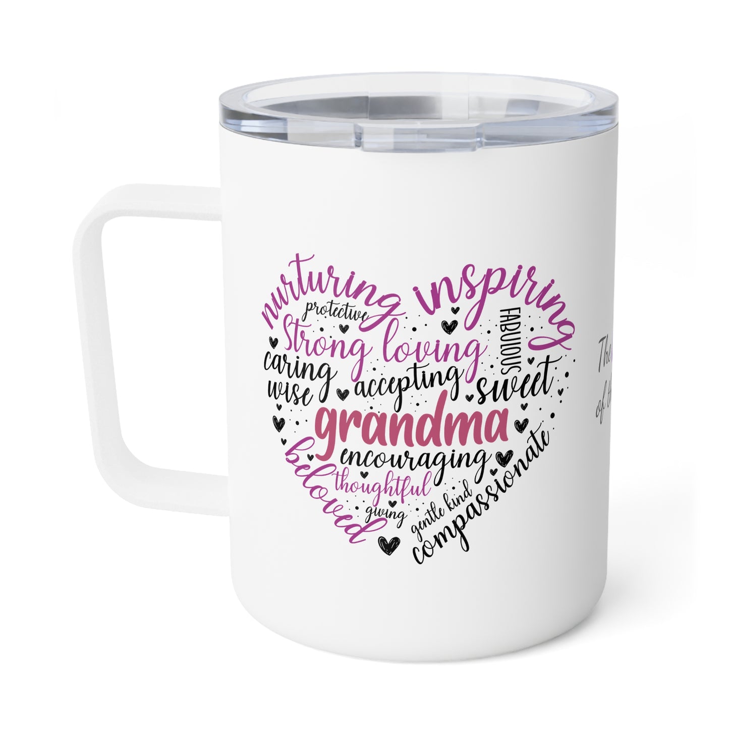 Grandma's Heart of Love | Insulated Coffee Mug