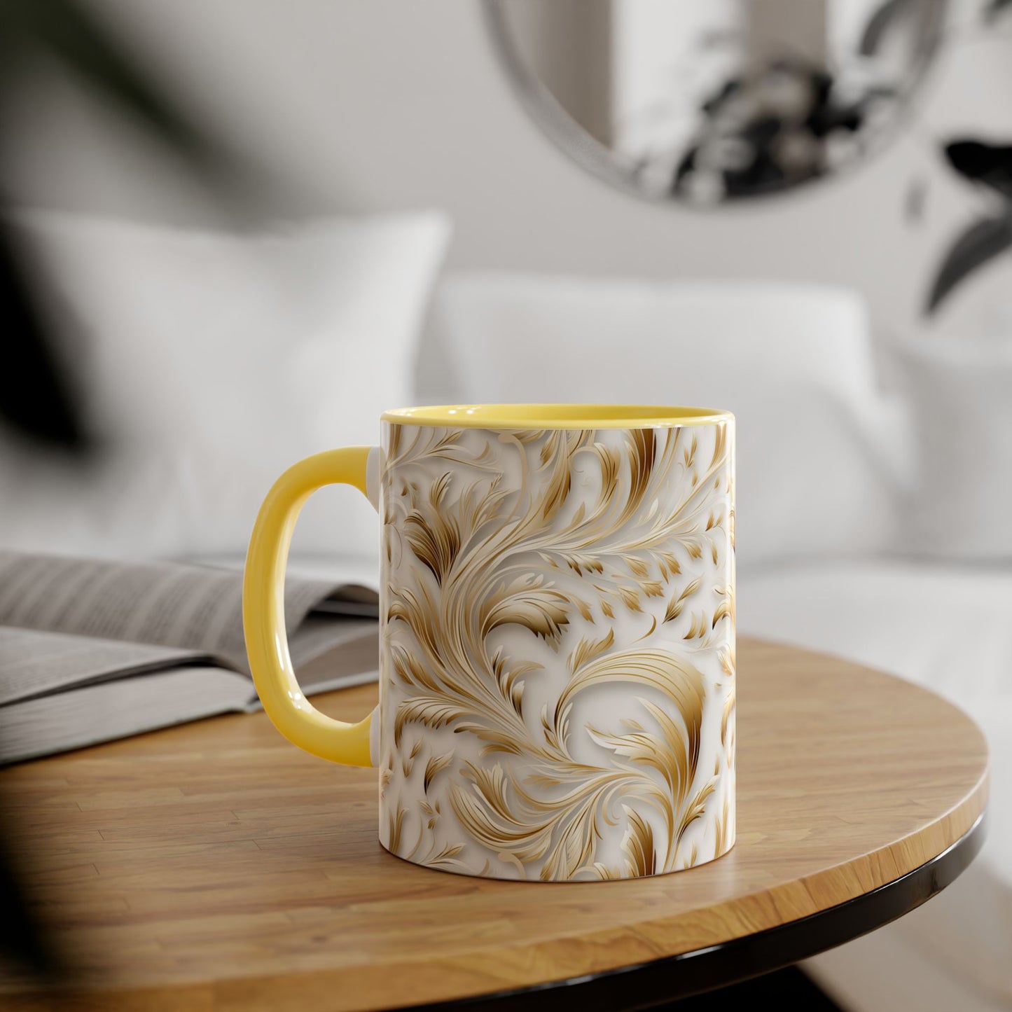 Ornatum Lac | Accent Mug (Small) (Pink/Yellow).