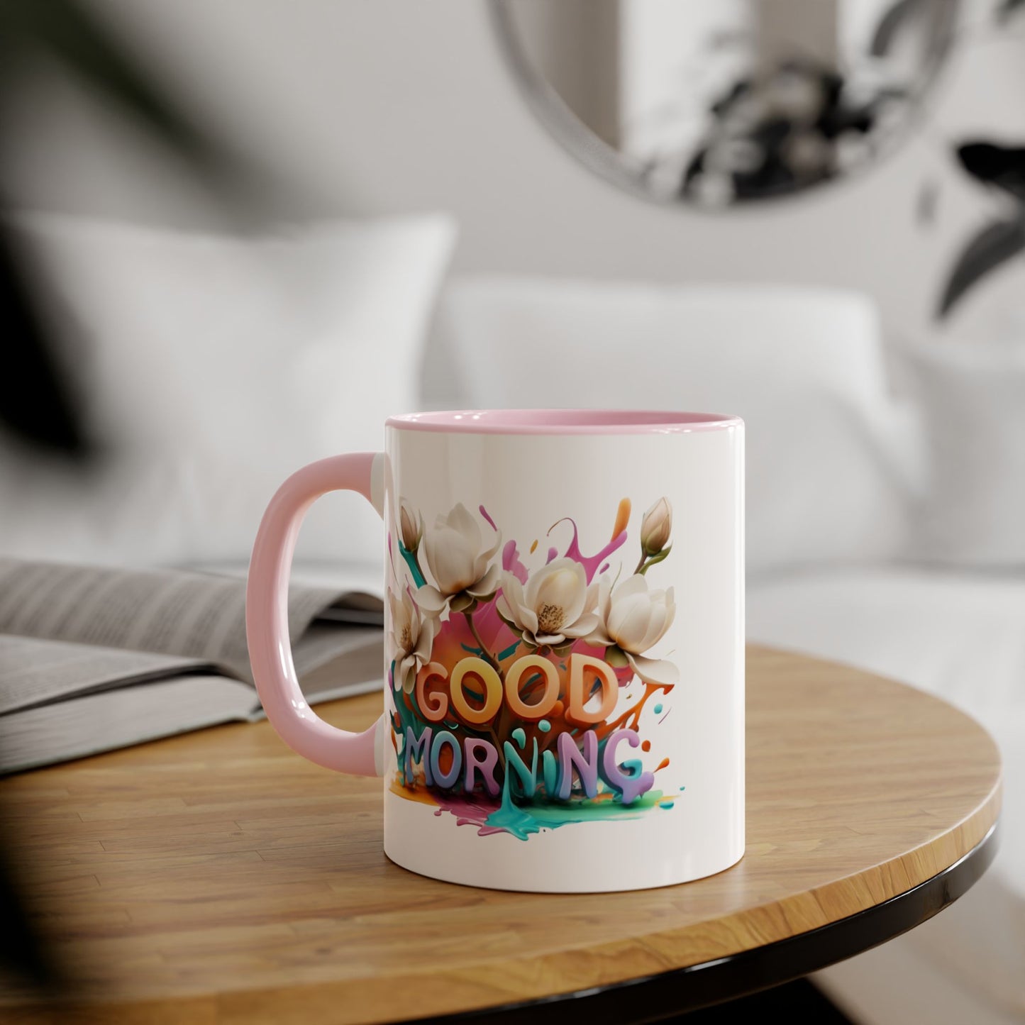 Good Morning! | Accent Mug Small (Small) (Pink).