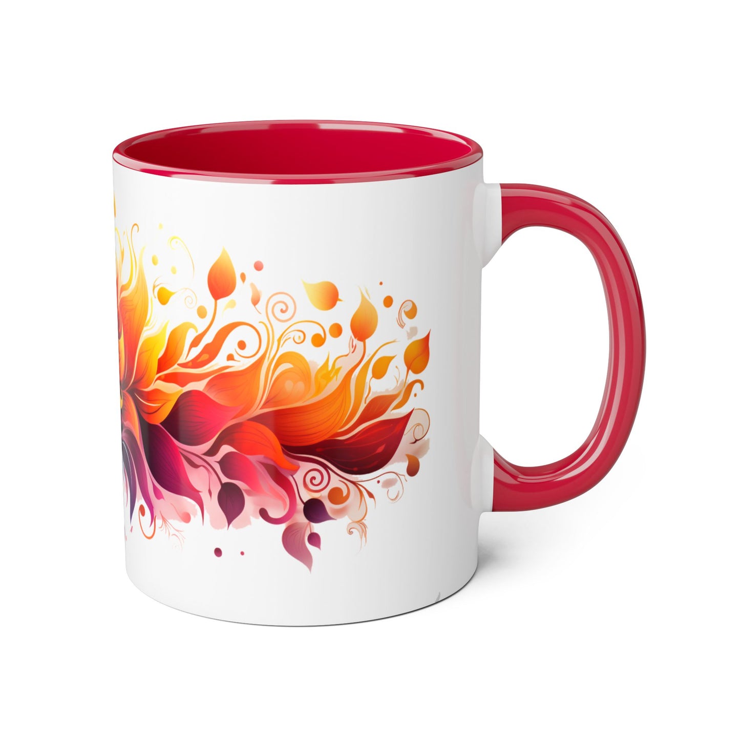 Vibrant Bloom Spectrum | Accent Mug (Small) (Black/Blue/Light Green/Pink/Red/Yellow)