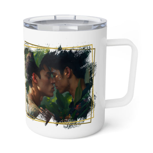 Adam & Steve: In Oil Painting Style | Insulated Coffee Mug