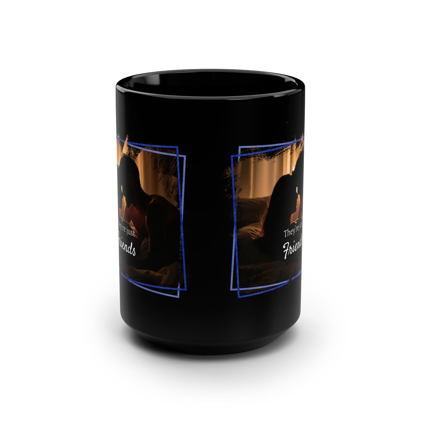 They're Just Friends | Black Mug (Medium)