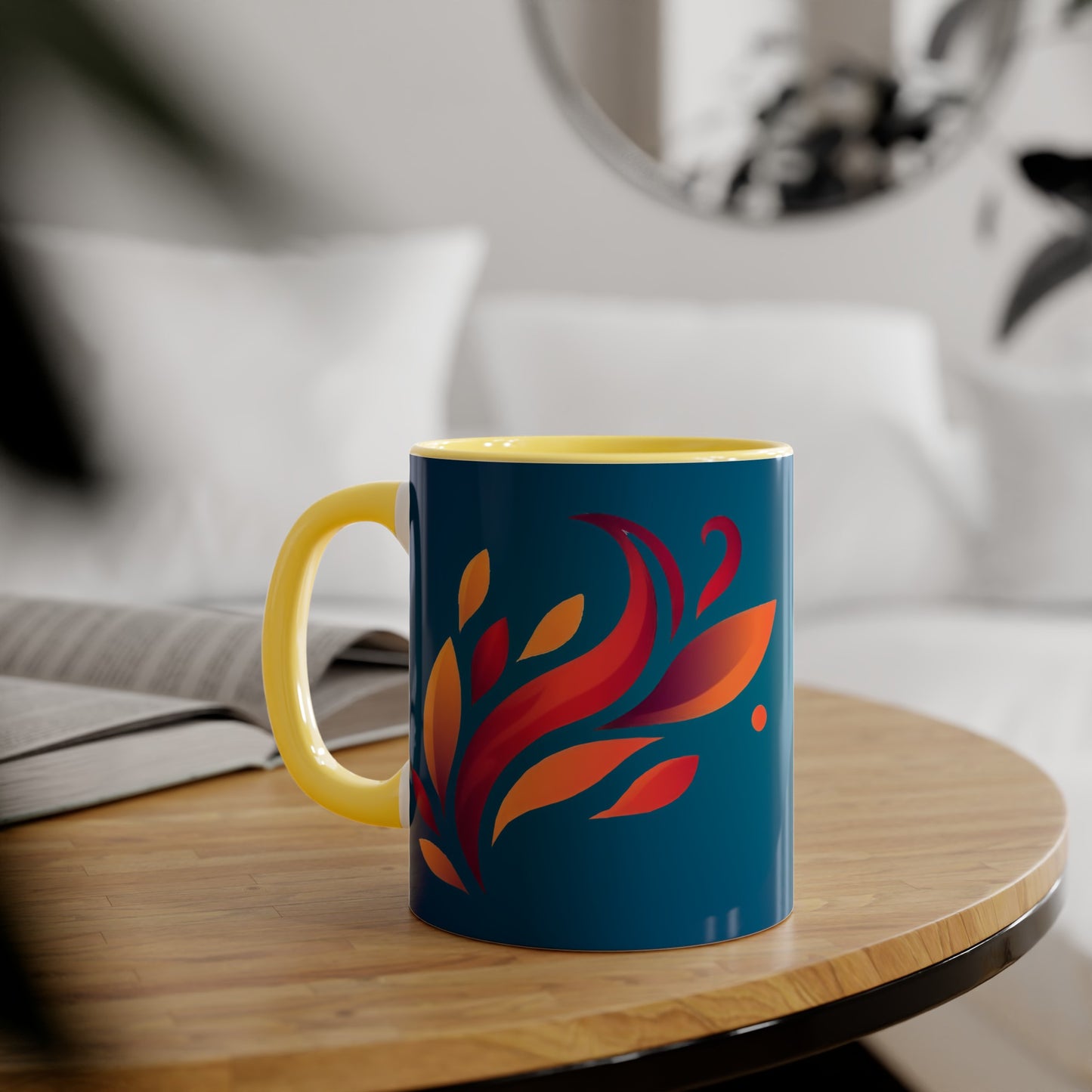 Gomug, Accent Mug (Small) (Red/Yellow)