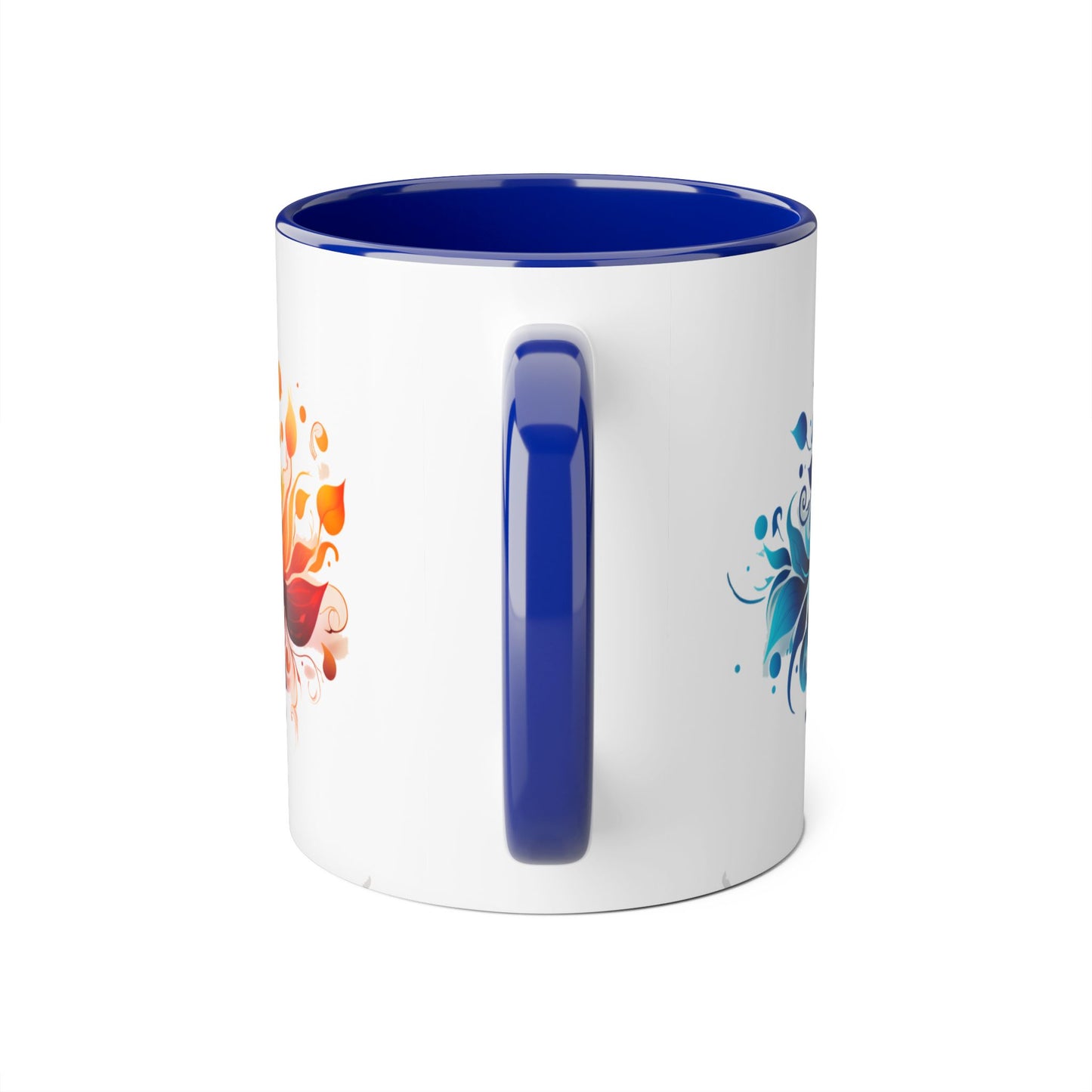 Vibrant Bloom Spectrum | Accent Mug (Small) (Black/Blue/Light Green/Pink/Red/Yellow).