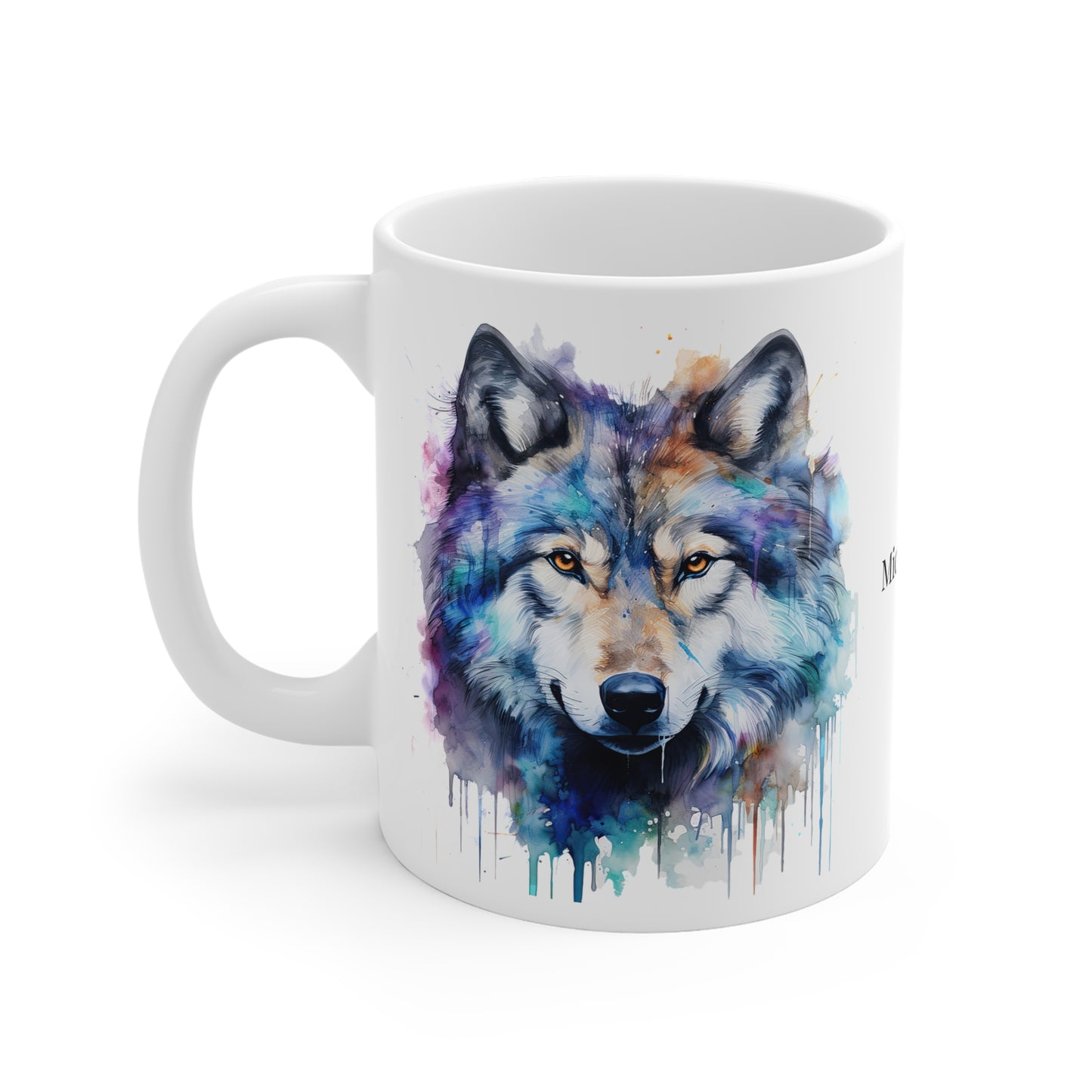 Wolf: Personalize It! - Your Name, Your Font | Ceramic Mug (Small/Medium/Large)