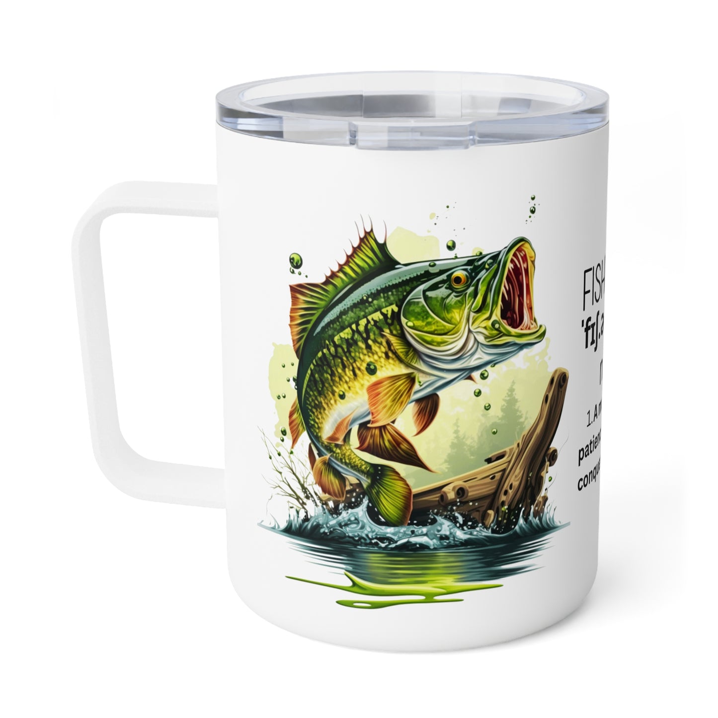 Fisherman.. A Master of Patience and a Conqueror of the Water | Insulated Coffee Mug