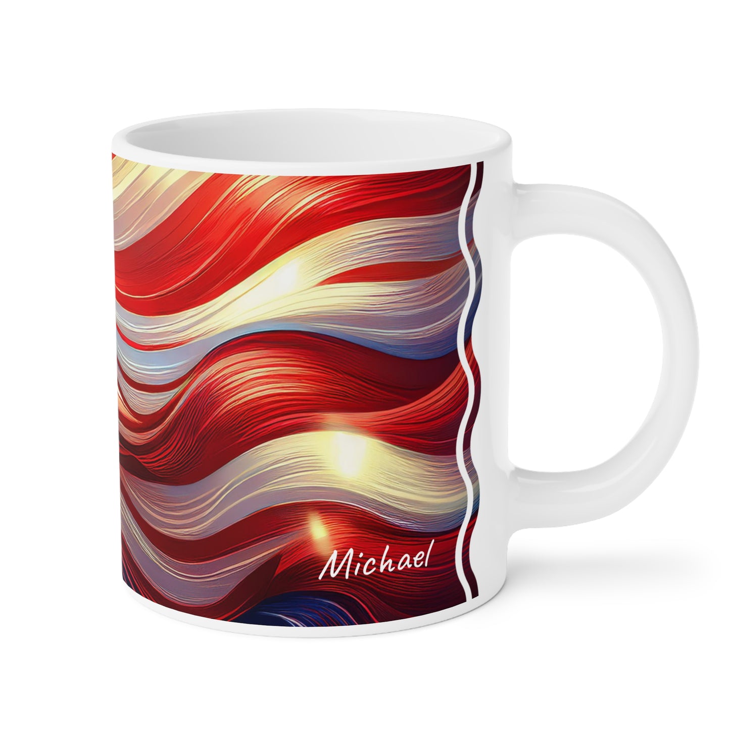 Americana: Personalize It! Your Name | Ceramic Mug (Large)