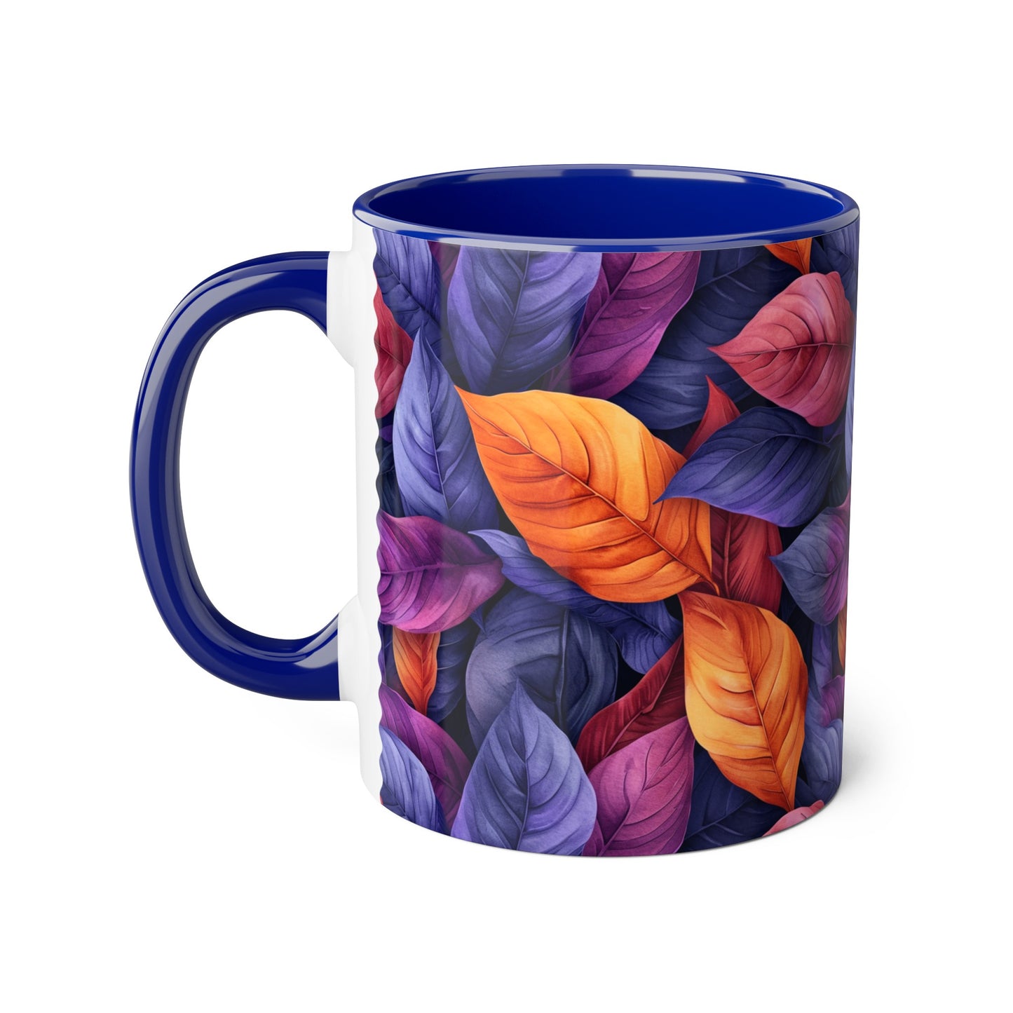 Folia Purpura, Accent Mug (Small) (Black/Blue/Pink/Red)