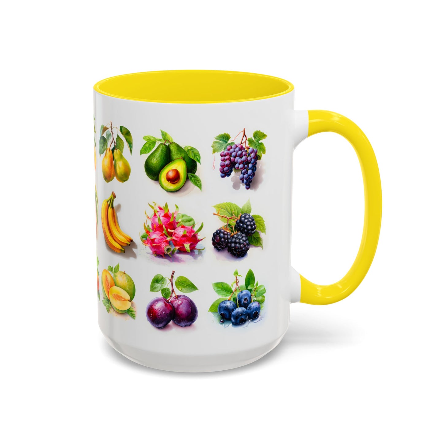 Fruits of the Earth | Accent Mug (Medium) (Red/Yellow)