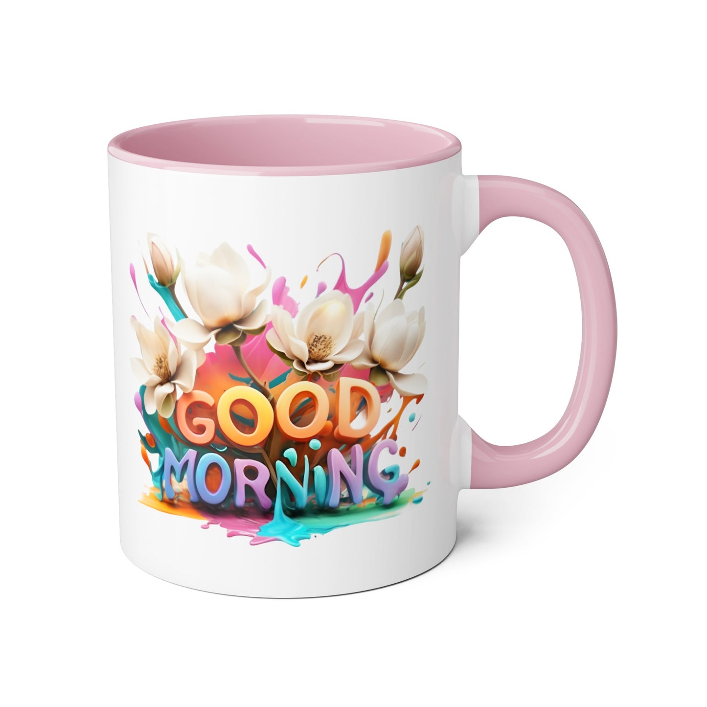 Good Morning!, Accent Mug Small (Small) (Pink)