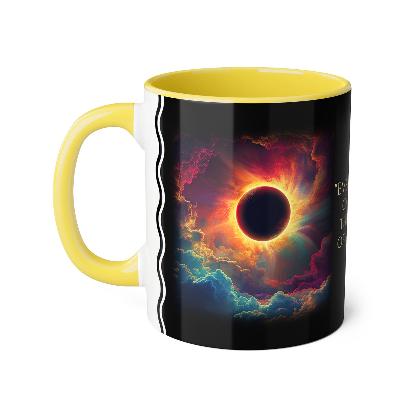 In Tenebris Solis | Accent Mug (Small) (Black/Navy Blue/Red/Yellow).