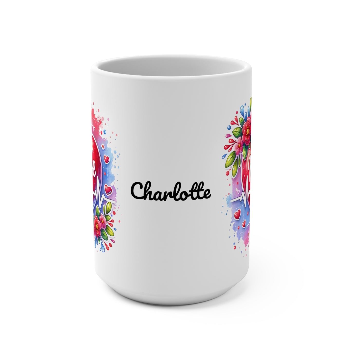 Nurse Life: Personalize It! Your Name | Ceramic Mug (Medium)