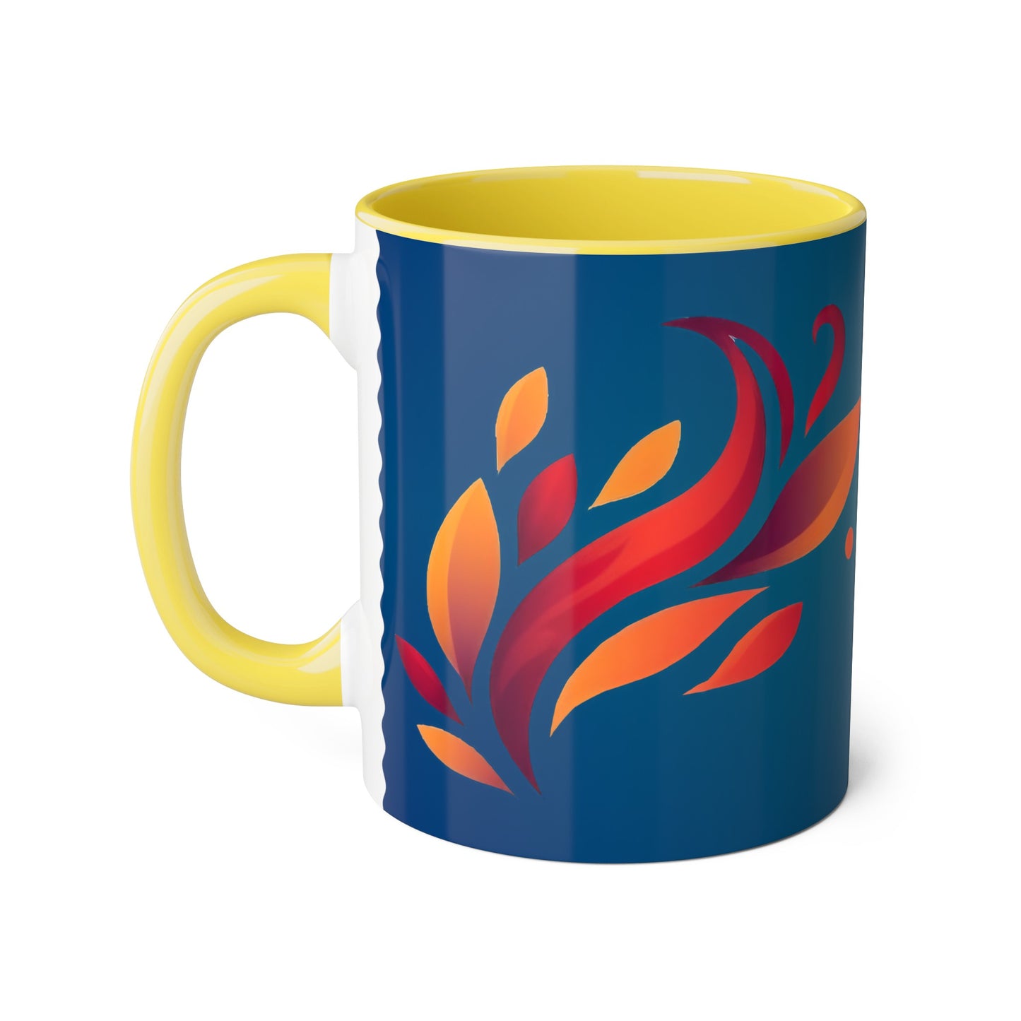 Gomug, Accent Mug (Small) (Red/Yellow)