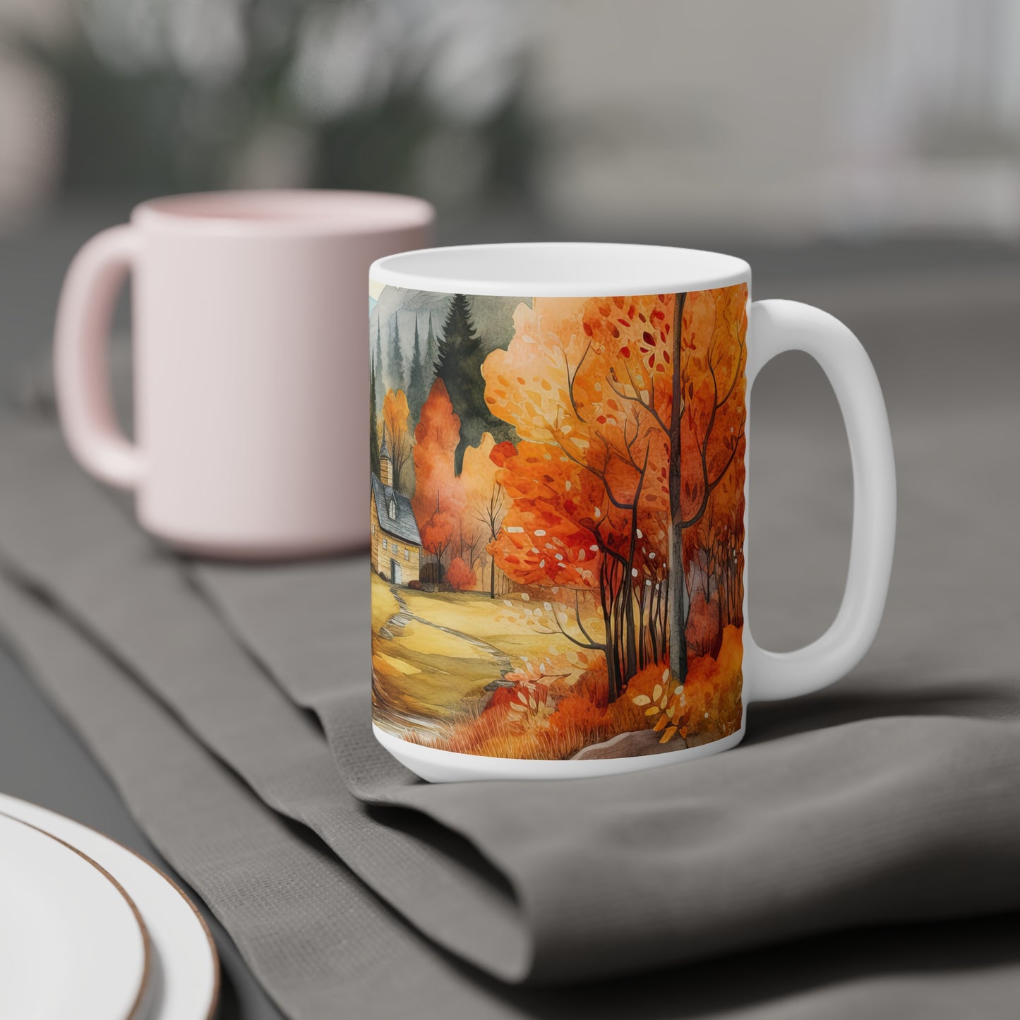 Autumn Passage: The Lord Is My Strength | Ceramic Mug (Small/Medium/Large).