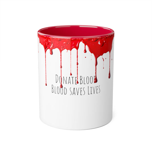 Bloody Mug, Accent Mug (Small) (Red)