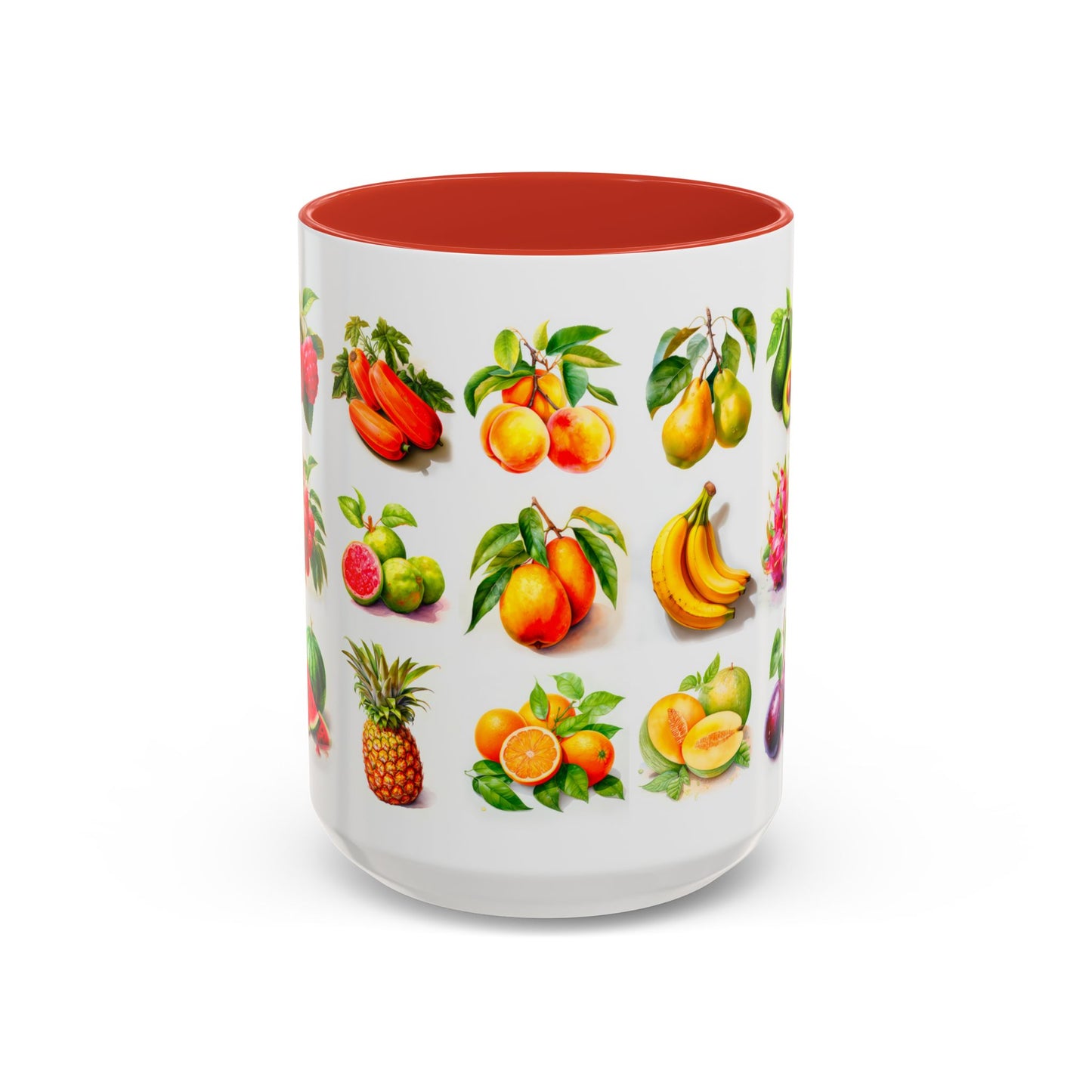 Fruits of the Earth | Accent Mug (Medium) (Red/Yellow)