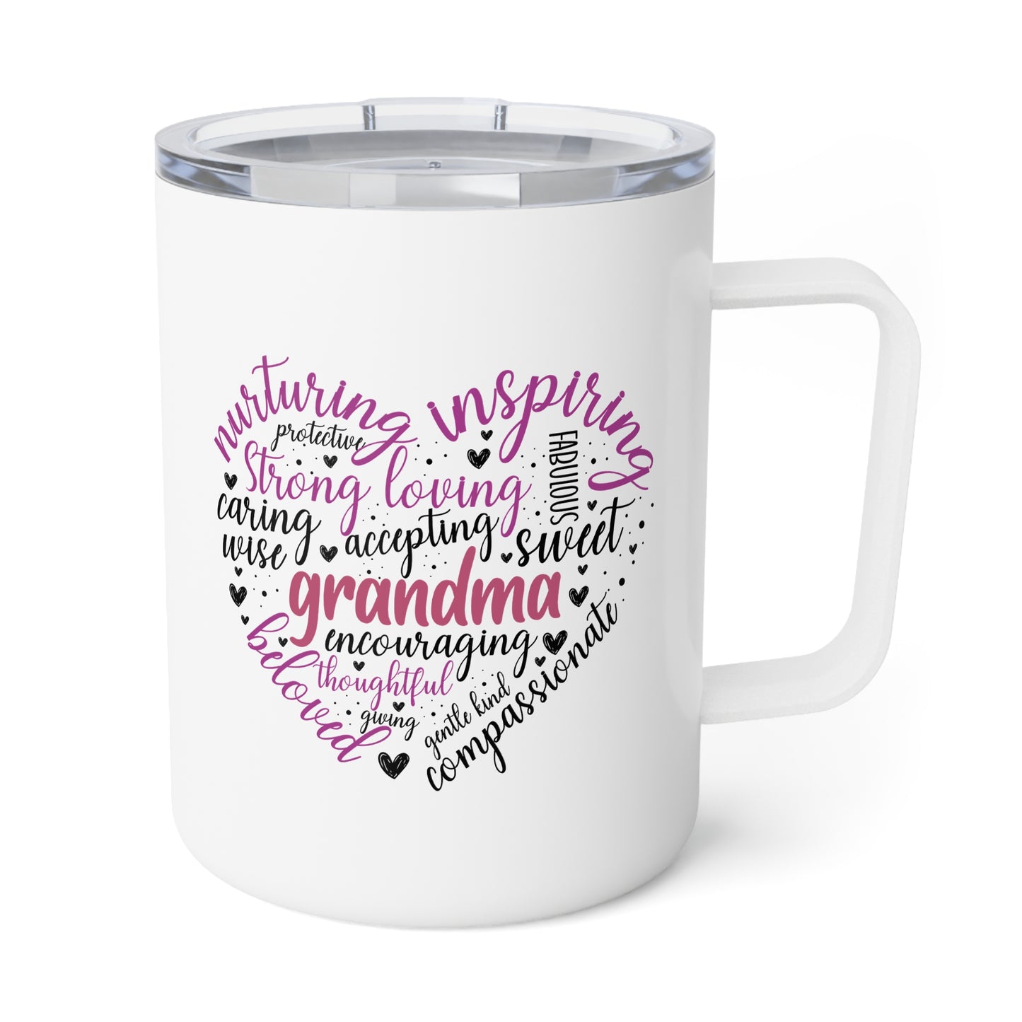 Grandma's Heart of Love | Insulated Coffee Mug