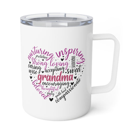 Grandma's Heart of Love | Insulated Coffee Mug