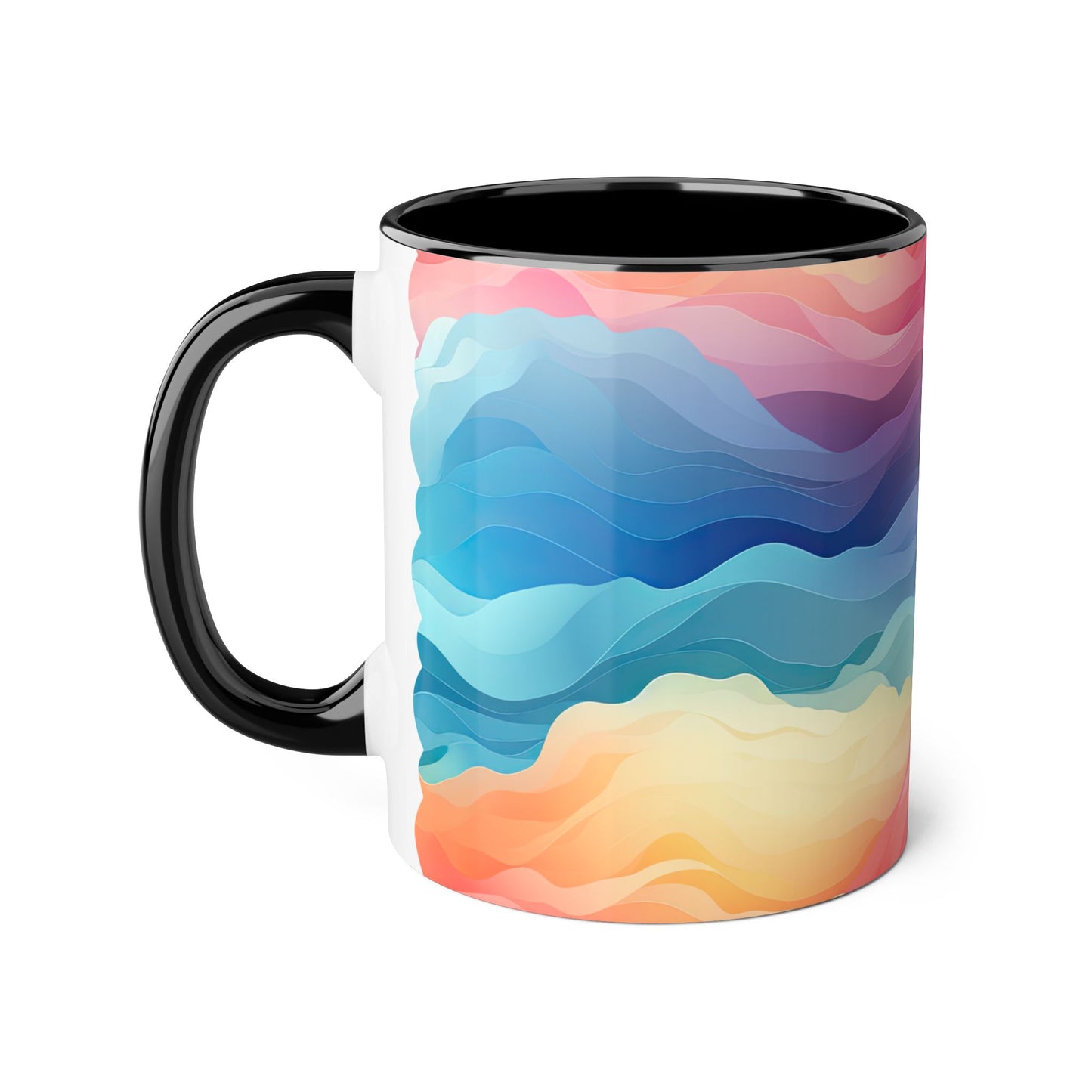 Colors of the Wind · Personalize It! Your Name | Accent Mug (Small) (Pink/Red).