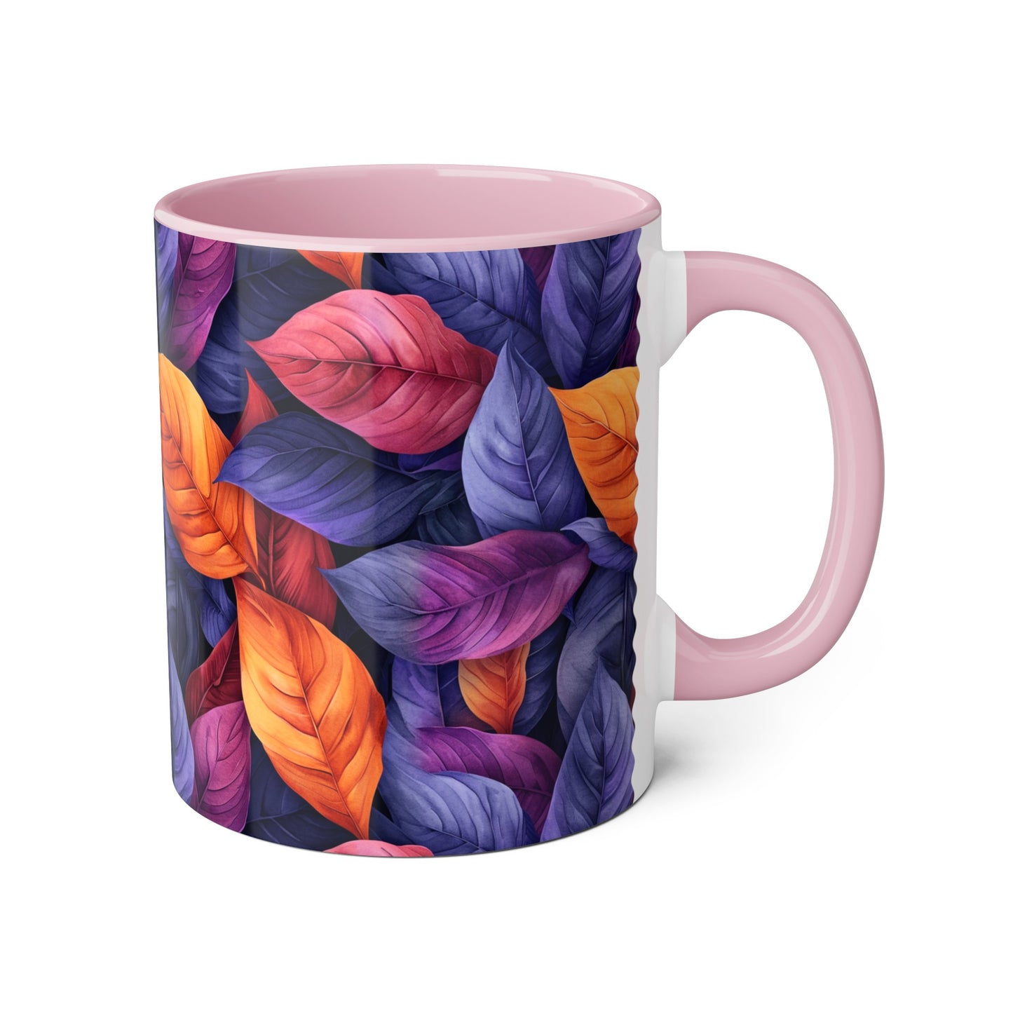 Folia Purpura, Accent Mug (Small) (Black/Blue/Pink/Red)