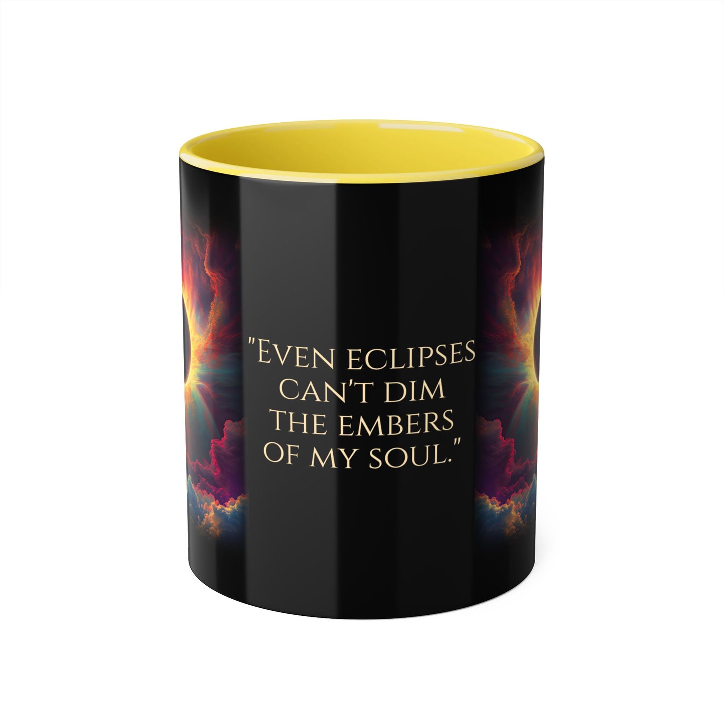 In Tenebris Solis | Accent Mug (Small) (Black/Navy Blue/Red/Yellow).