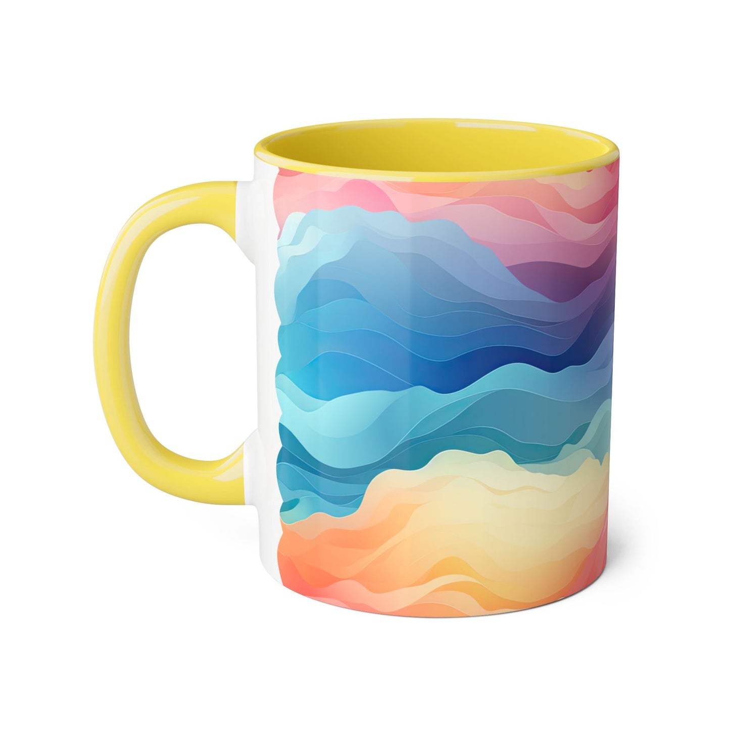 Colors of the Wind · Personalize It! Your Name | Accent Mug (Small) (Pink/Red).