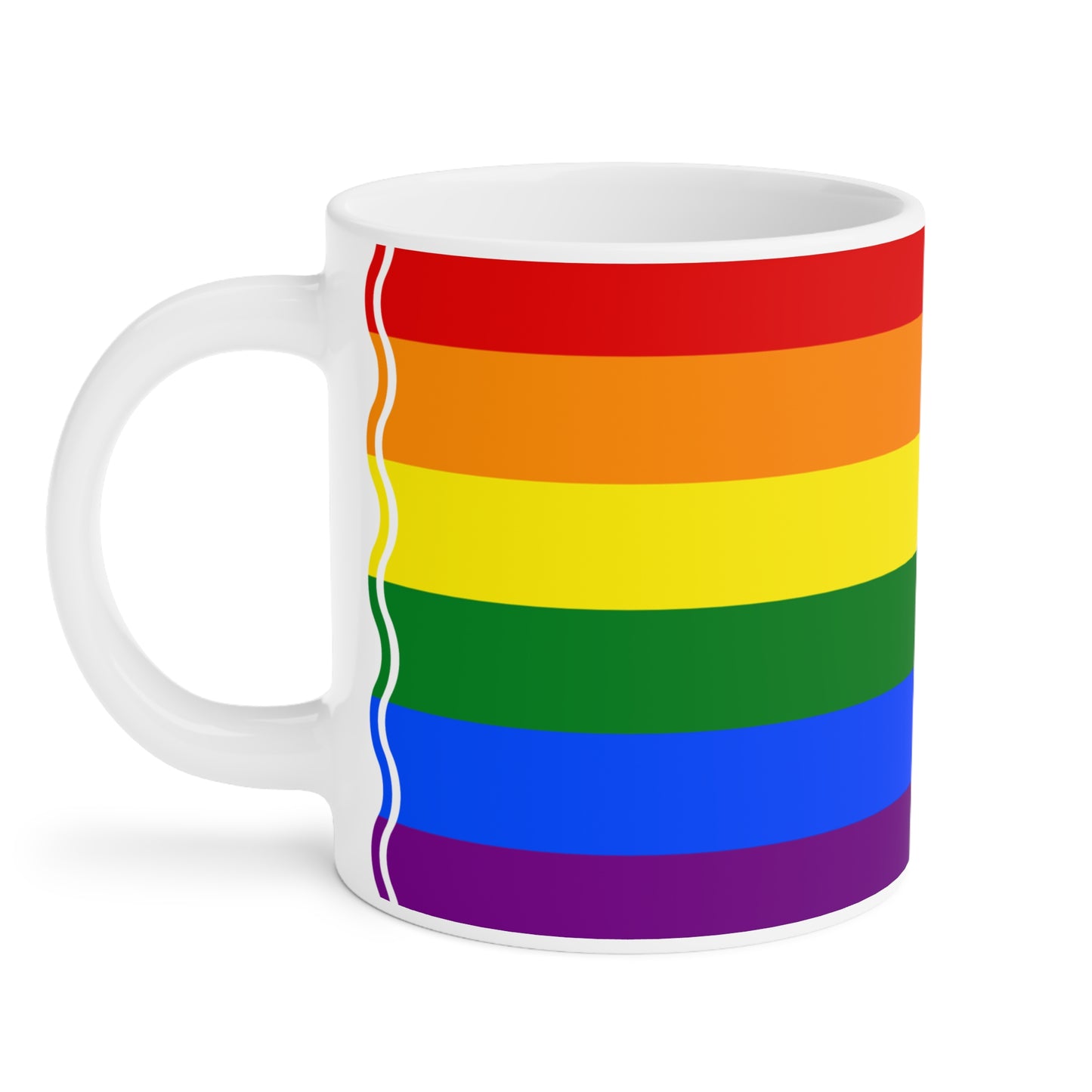 Rainbow Flag Colors | Ceramic Mug (Small/Large).