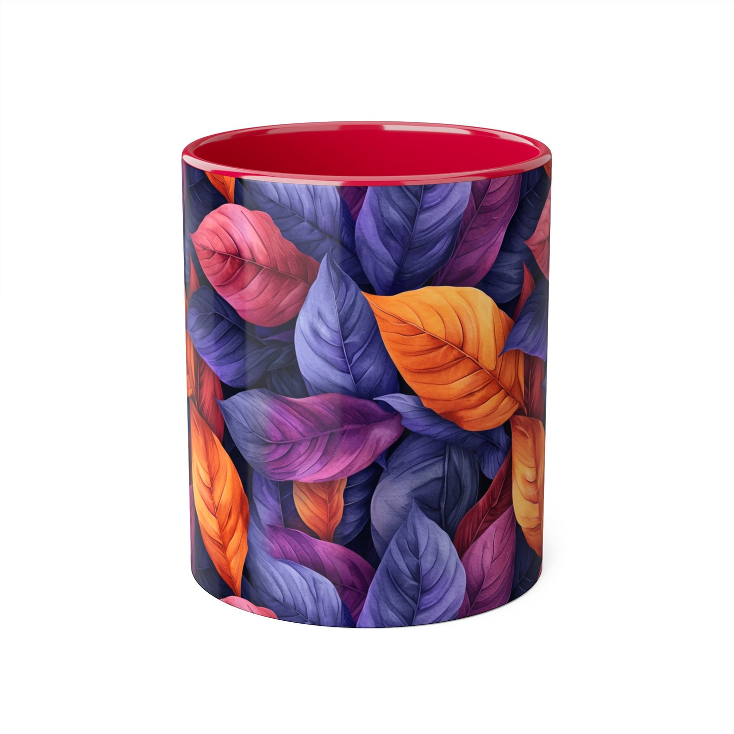 Folia Purpura, Accent Mug (Small) (Black/Blue/Pink/Red)