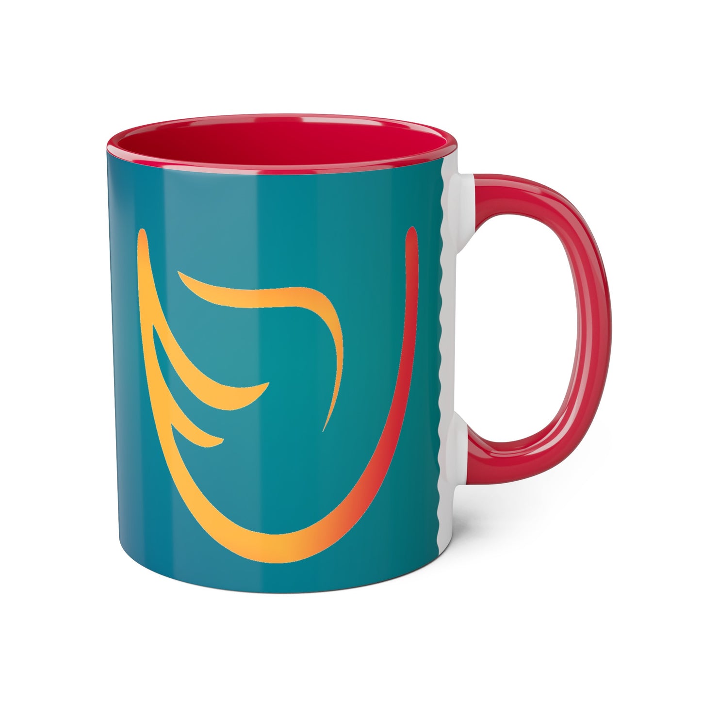 Gomug, Accent Mug (Small) (Red/Yellow)