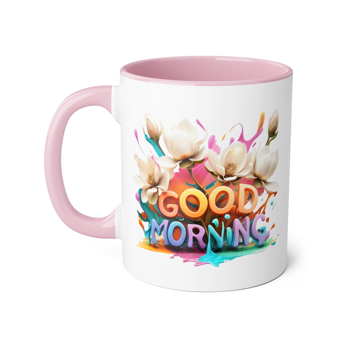 Good Morning!, Accent Mug Small (Small) (Pink)