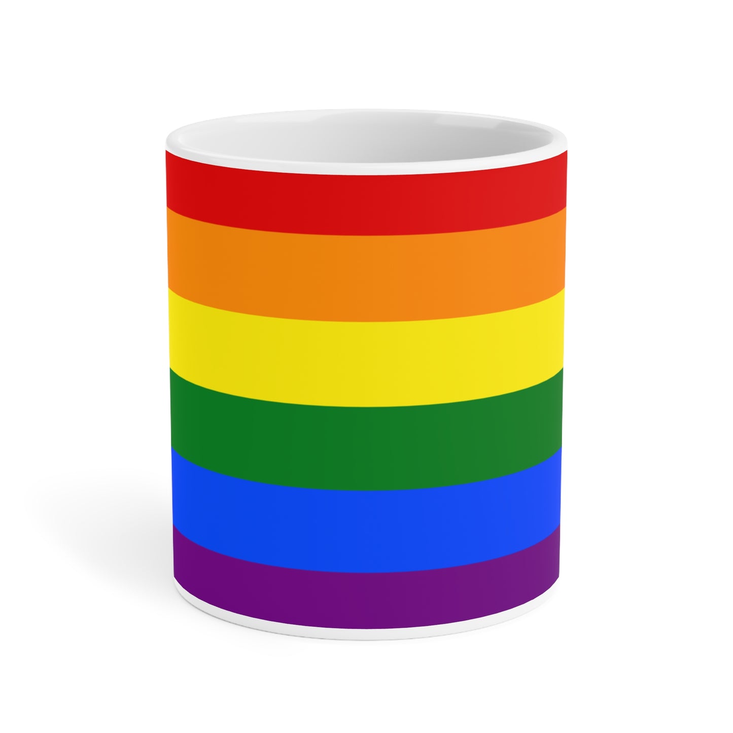 Rainbow Flag Colors | Ceramic Mug (Small/Large)