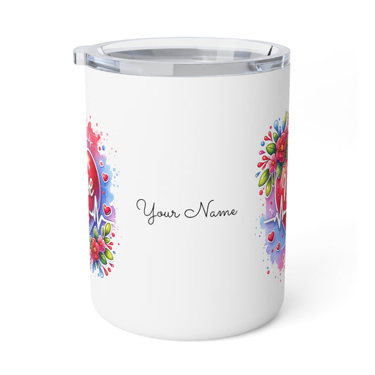 Nurse Life, Personalize It! Your Name, Insulated Coffee Mug