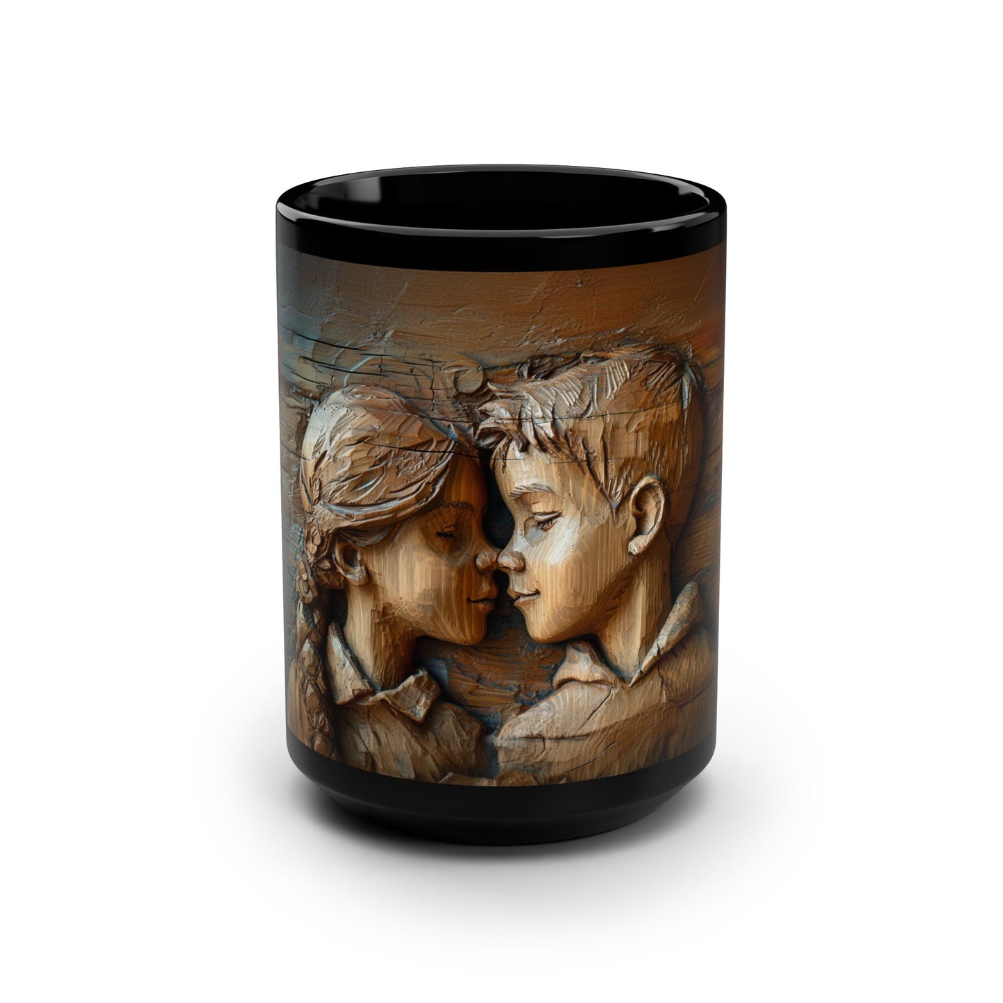 Puppy Love | Black Mug (Medium)