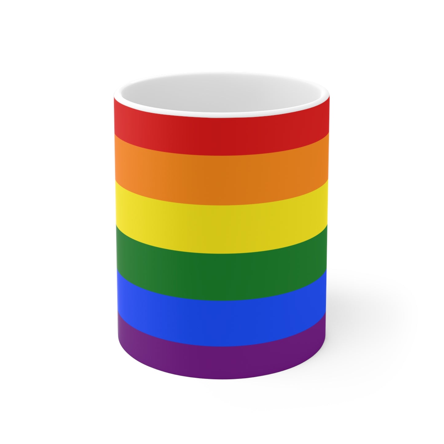 Rainbow Flag Colors | Ceramic Mug (Small/Large)