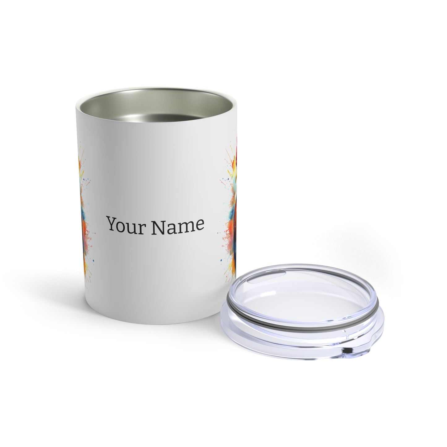 Majestic Rooster: Personalize It! Your Name and Font | Small Tumbler 🇺🇸🇨🇦