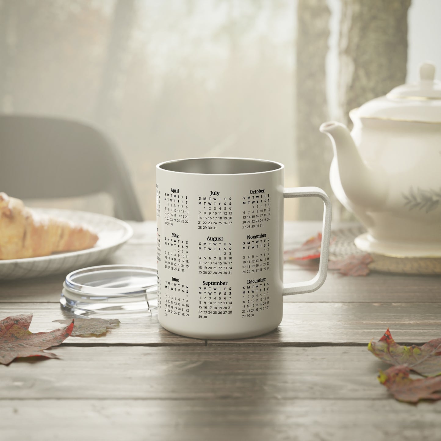 God Says You Are Flowers · Calendar Mugs: 2-Year Calendar 2024 to 2025 | Insulated Coffee Mug