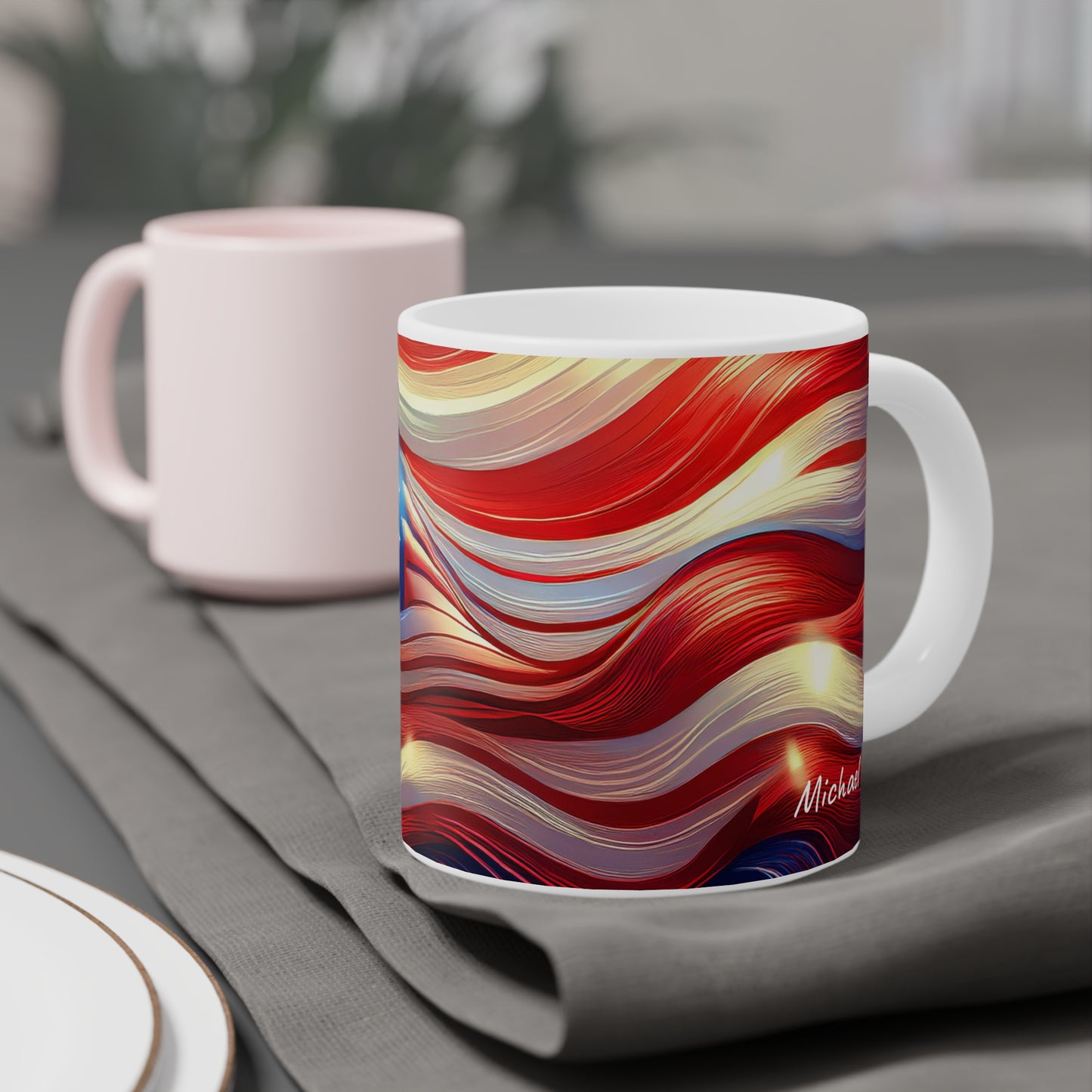 Americana: Personalize It! Your Name | Ceramic Mug (Large)