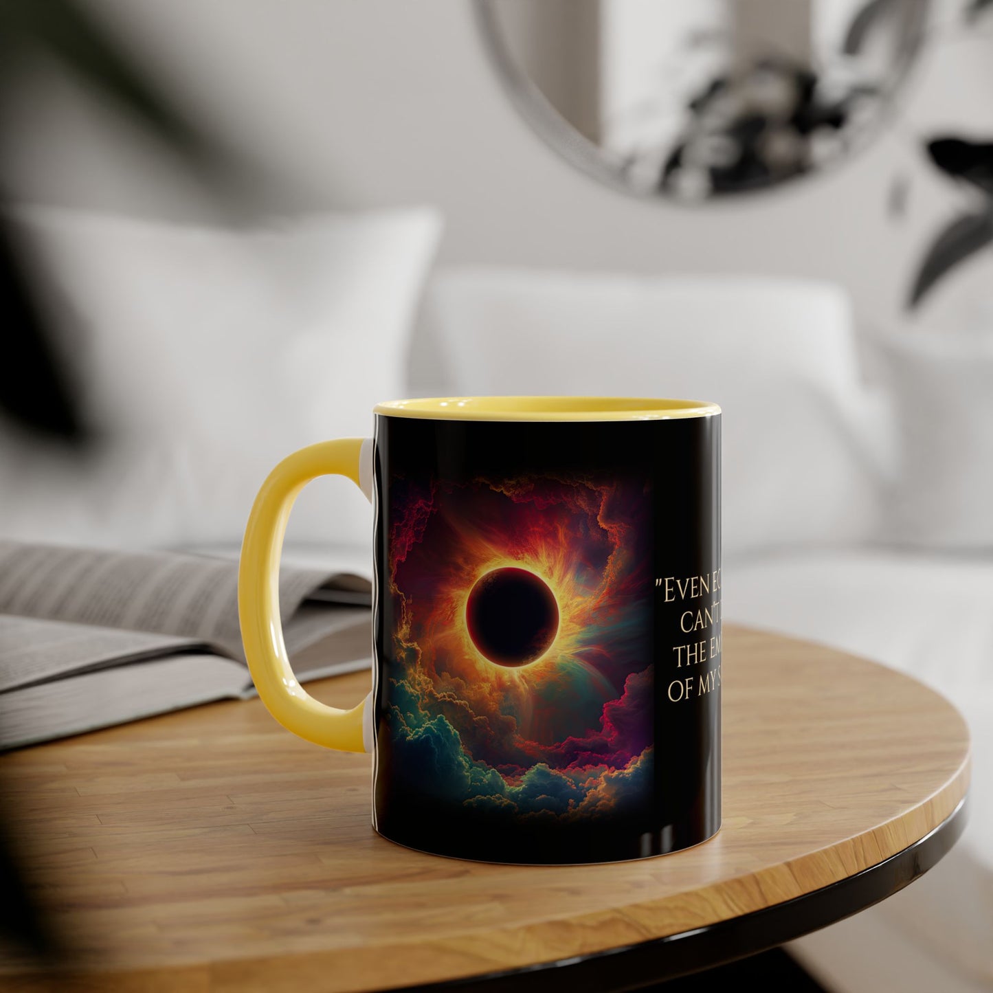 In Tenebris Solis | Accent Mug (Small) (Black/Navy Blue/Red/Yellow).