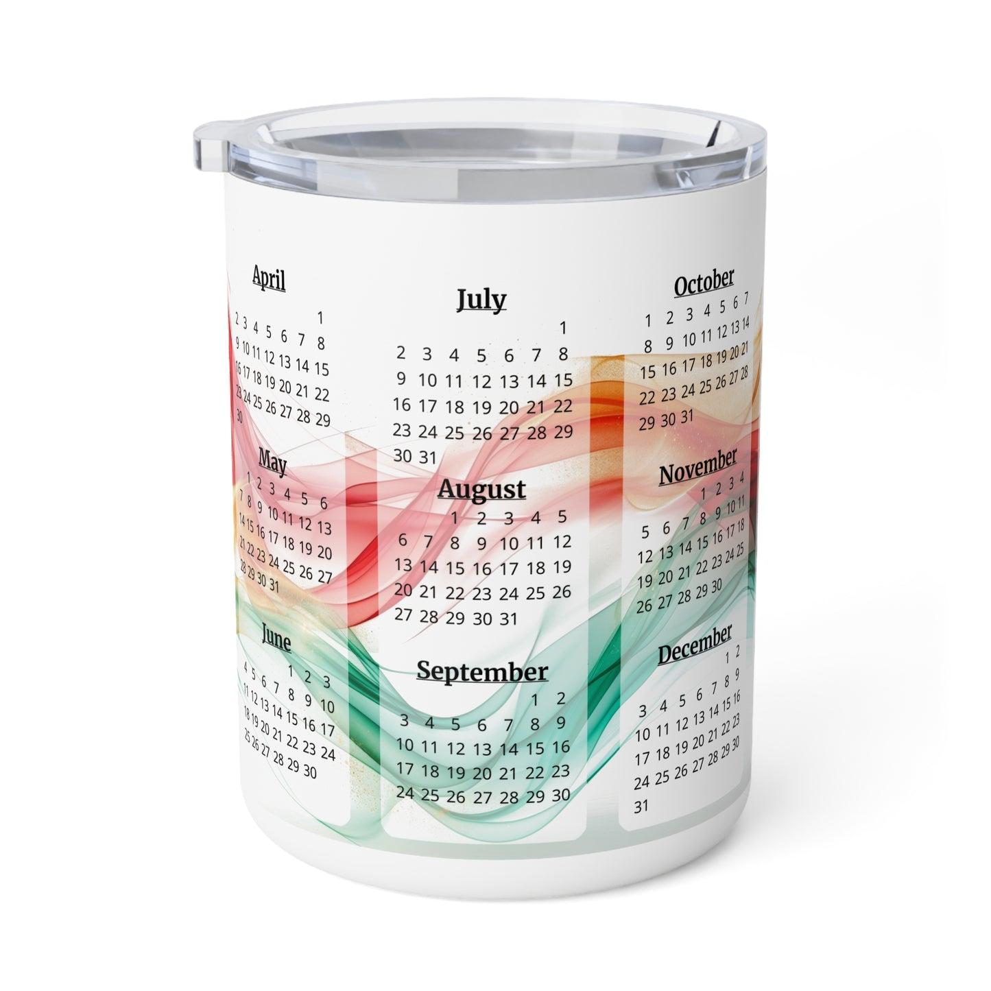 Seta Italiana, 15 Year Calendar 2023 to 2037, Insulated Coffee Mug