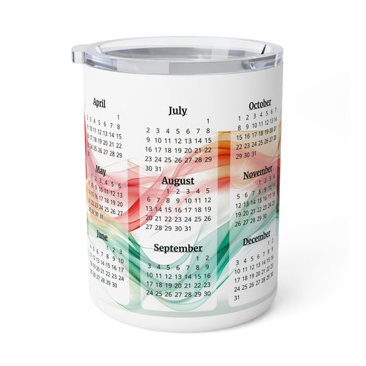 Seta Italiana, 15 Year Calendar 2023 to 2037, Insulated Coffee Mug