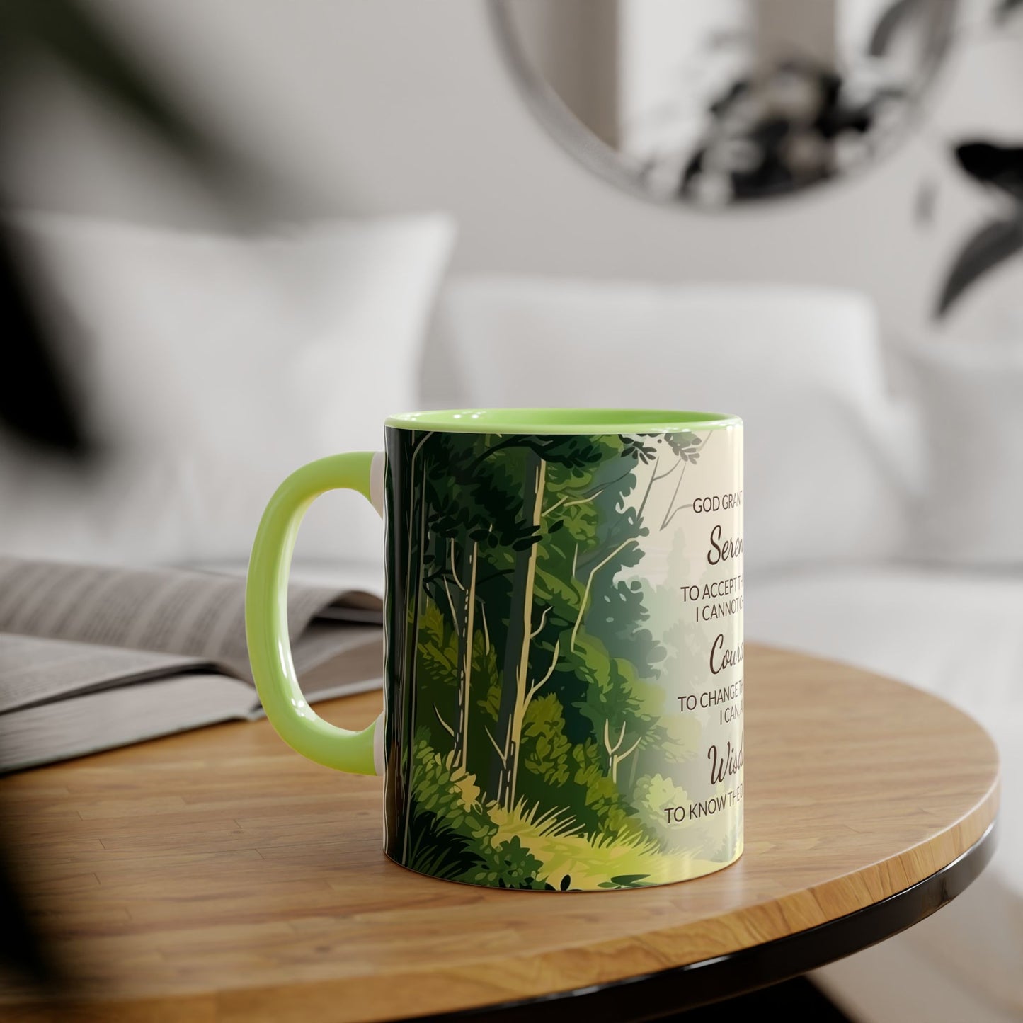 Serenity Forest | Accent Mug (Small) (Light Green).