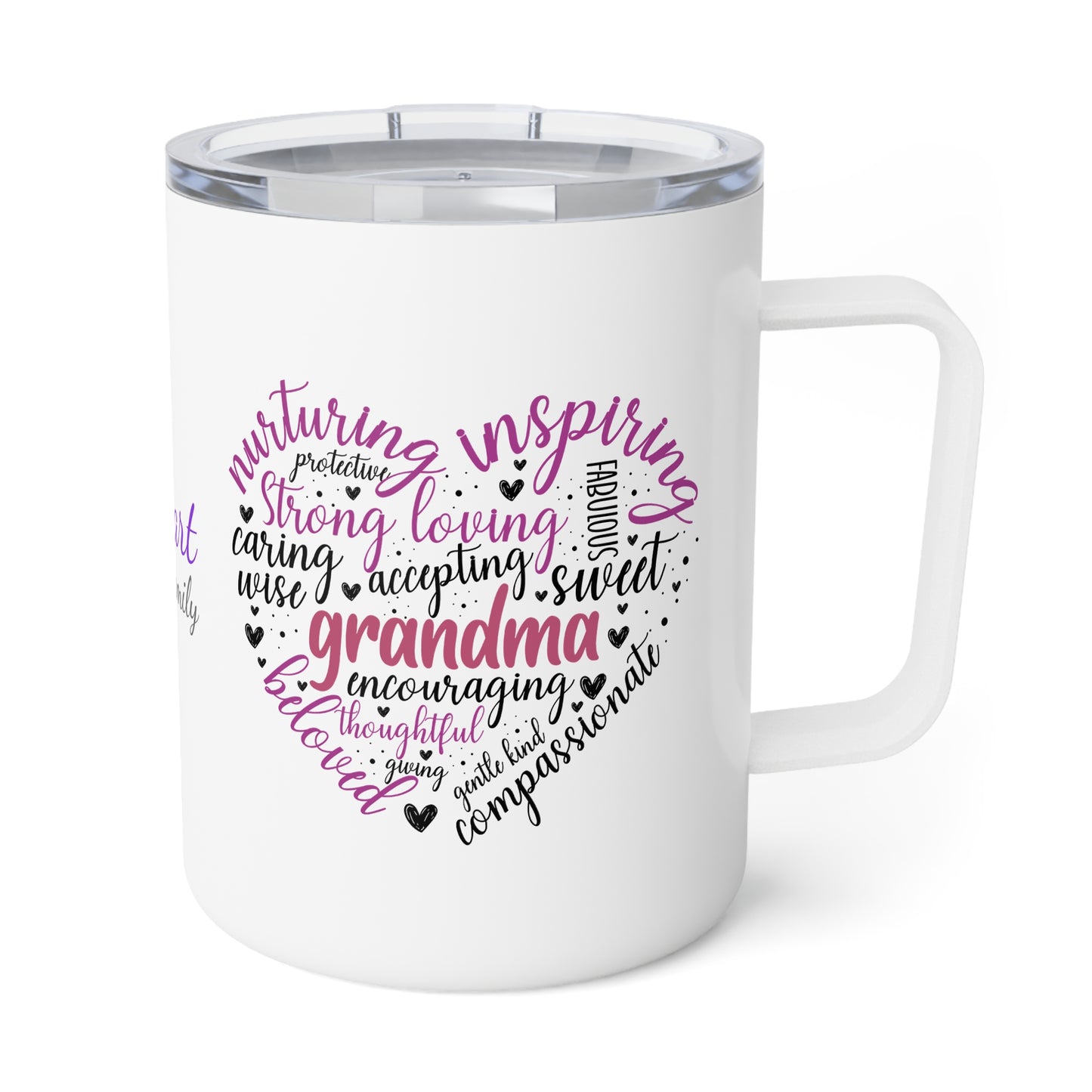 Grandma's Heart of Love | Insulated Coffee Mug