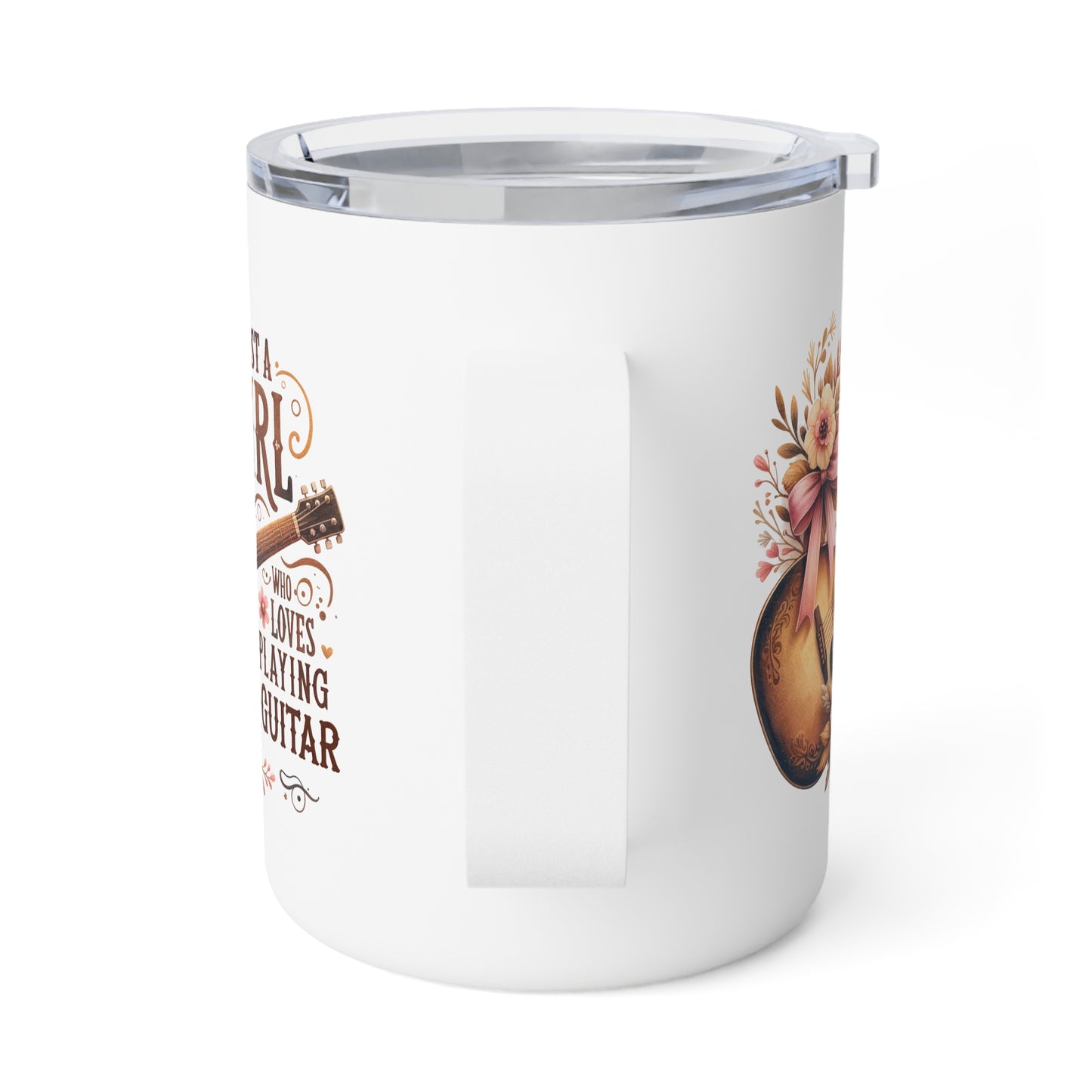 Just A Girl Who Loves Playing Guitar · Personalize It! Your Name | Insulated Coffee Mug